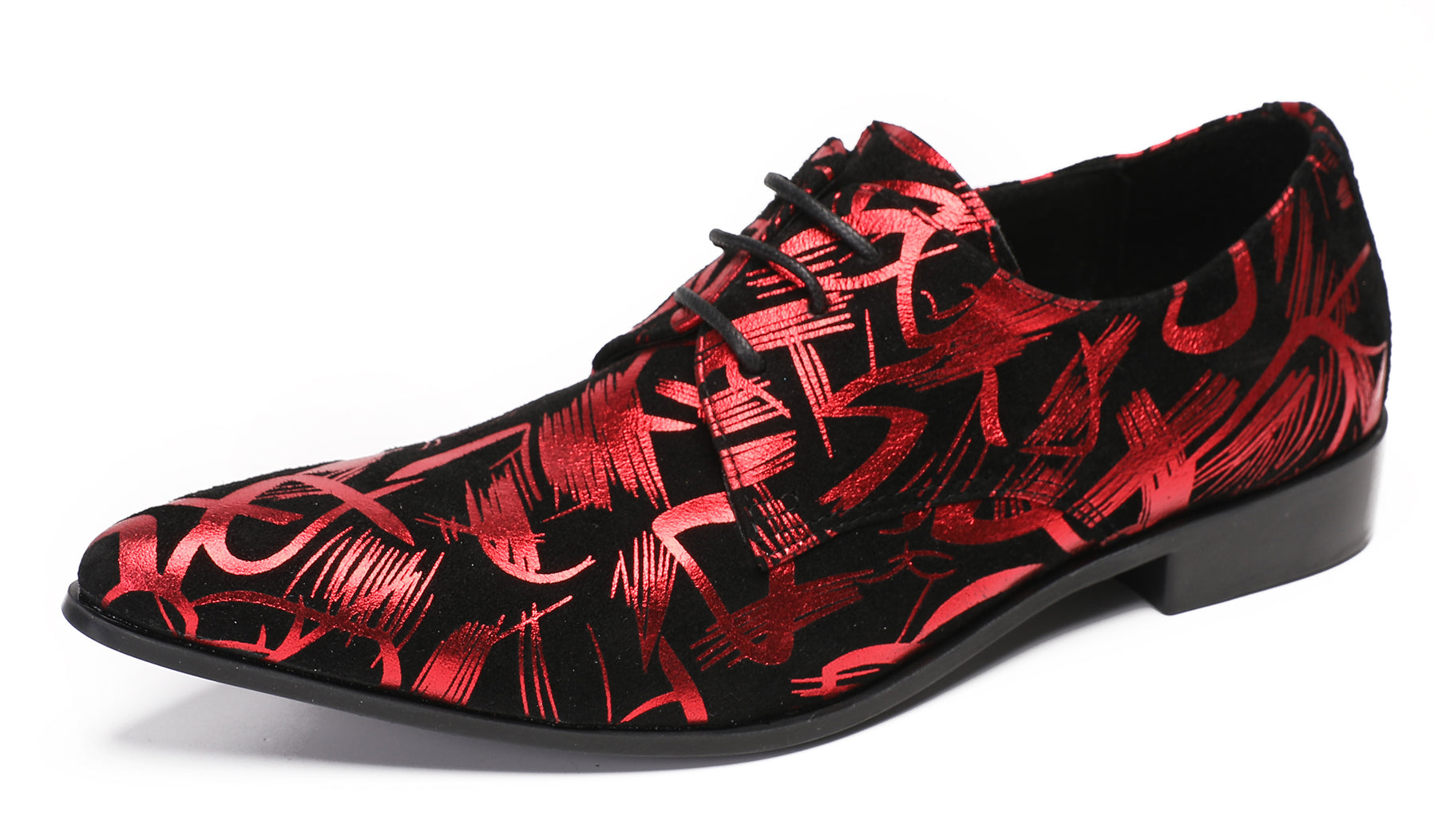 Men's Oxfords Red Dress Casual Prom Wedding Shoes