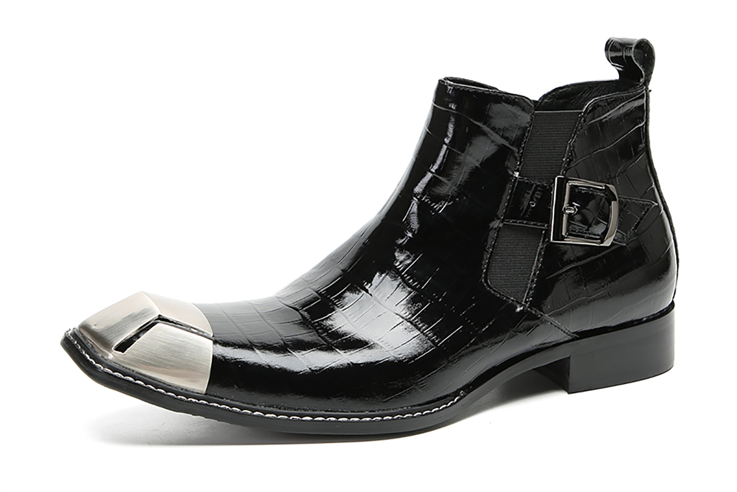 Botas occidentales Chelsea informales para hombre