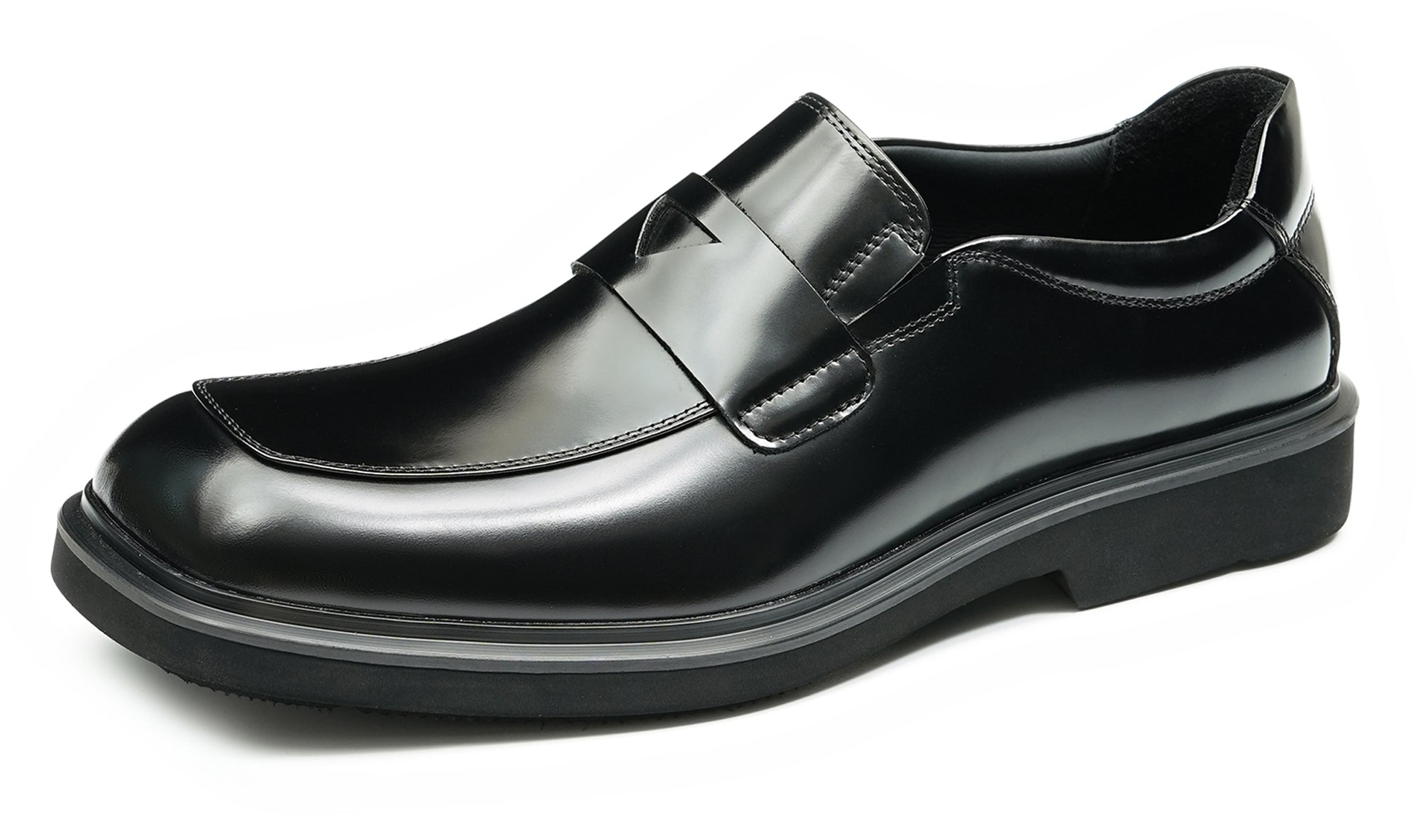 Mens Formal Dress Square Toe Penny Loafers