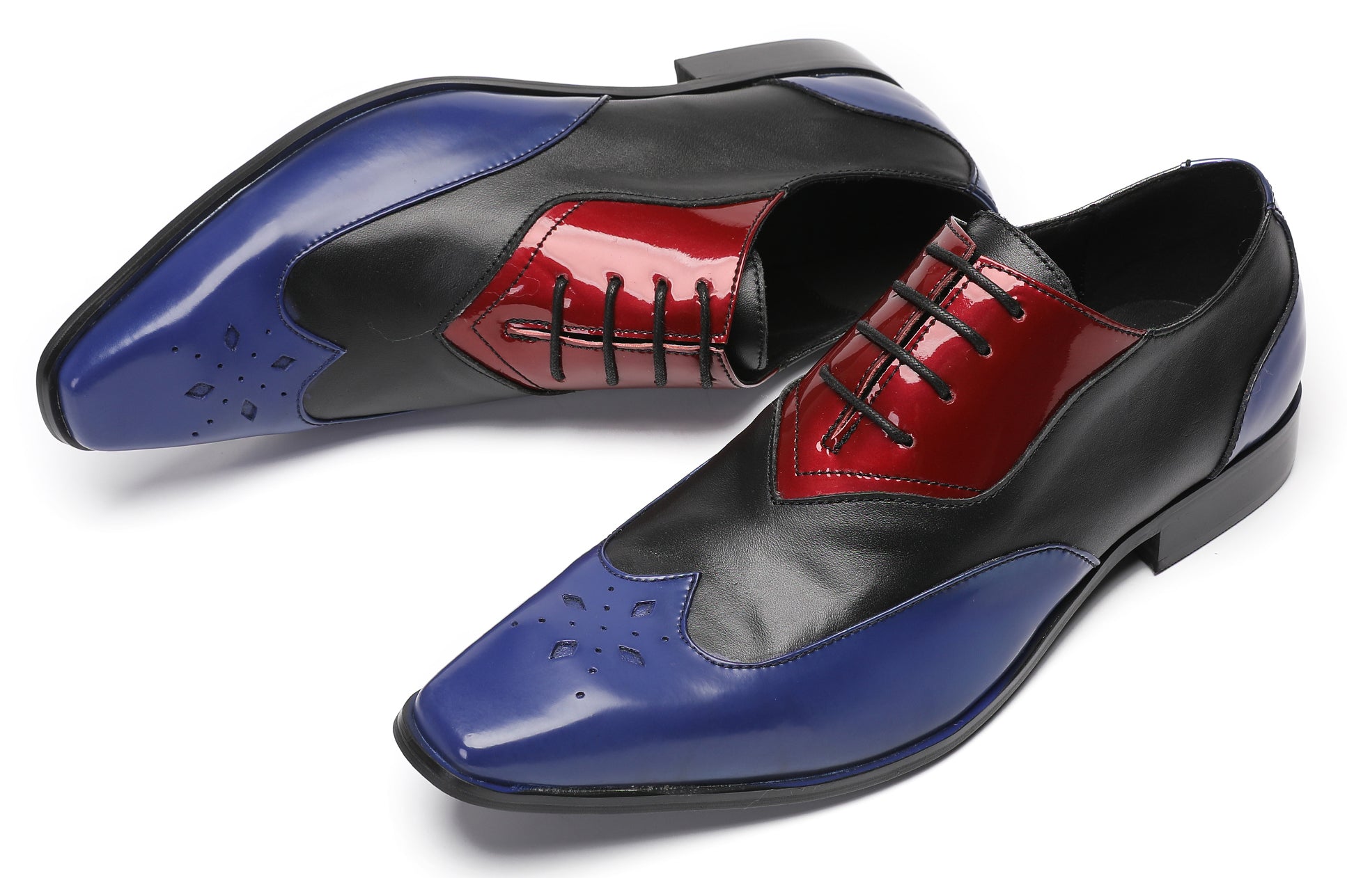 Mens Three Tone Halloween Casual Oxfords