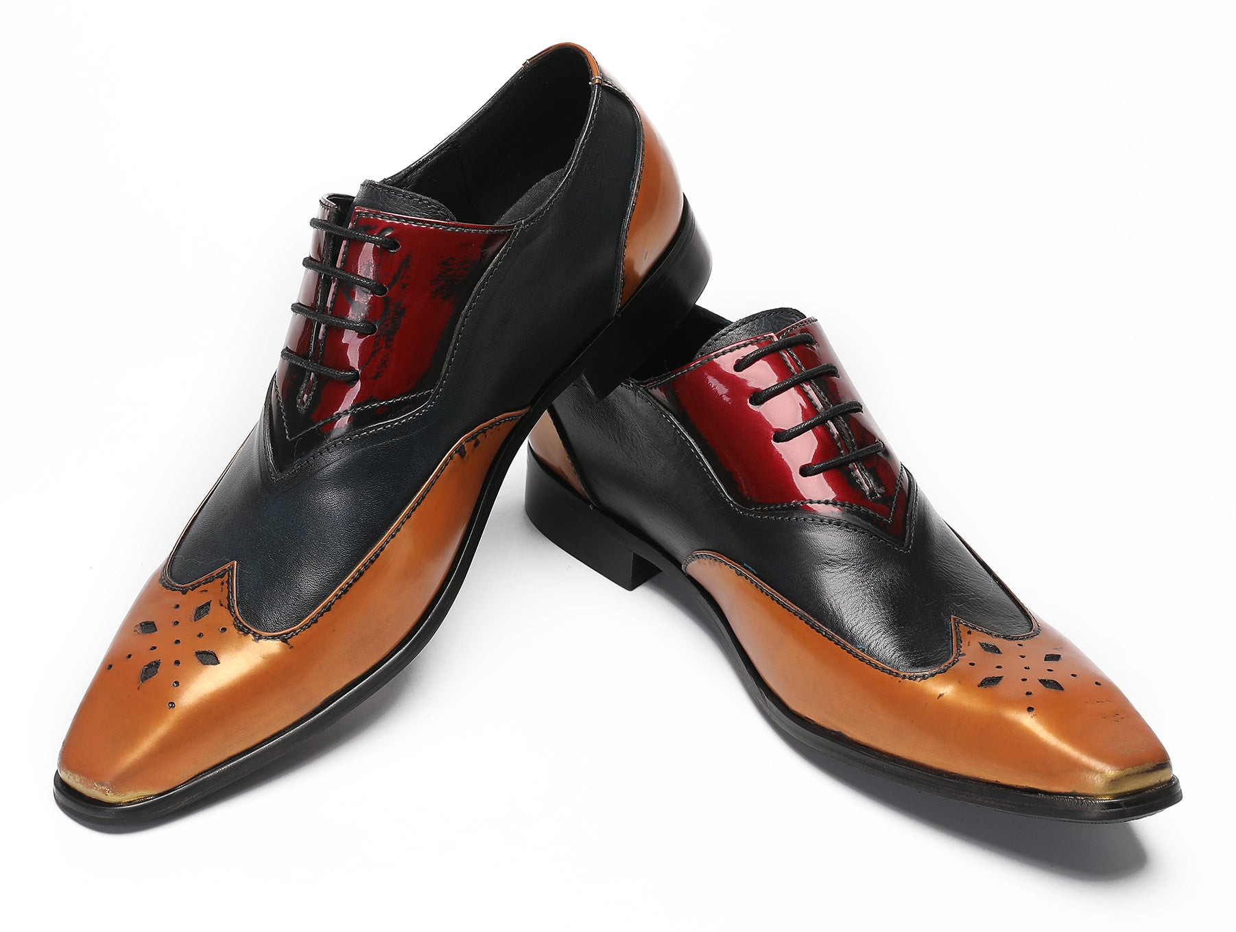 Mens Three Tone Halloween Casual Oxfords