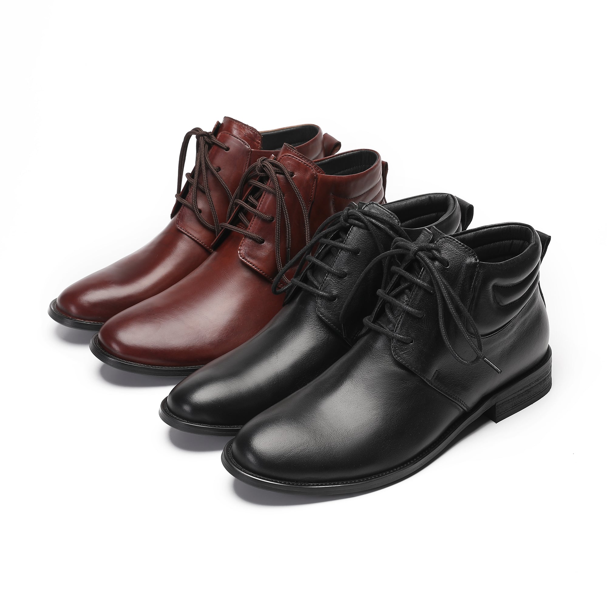 Mens Oxfords Boots Casual Ankle Boots