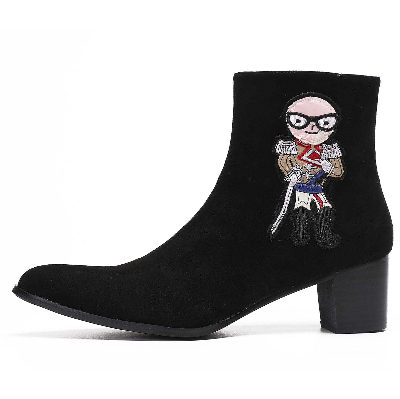 Men's Fashion Casual Zipper Western Boots