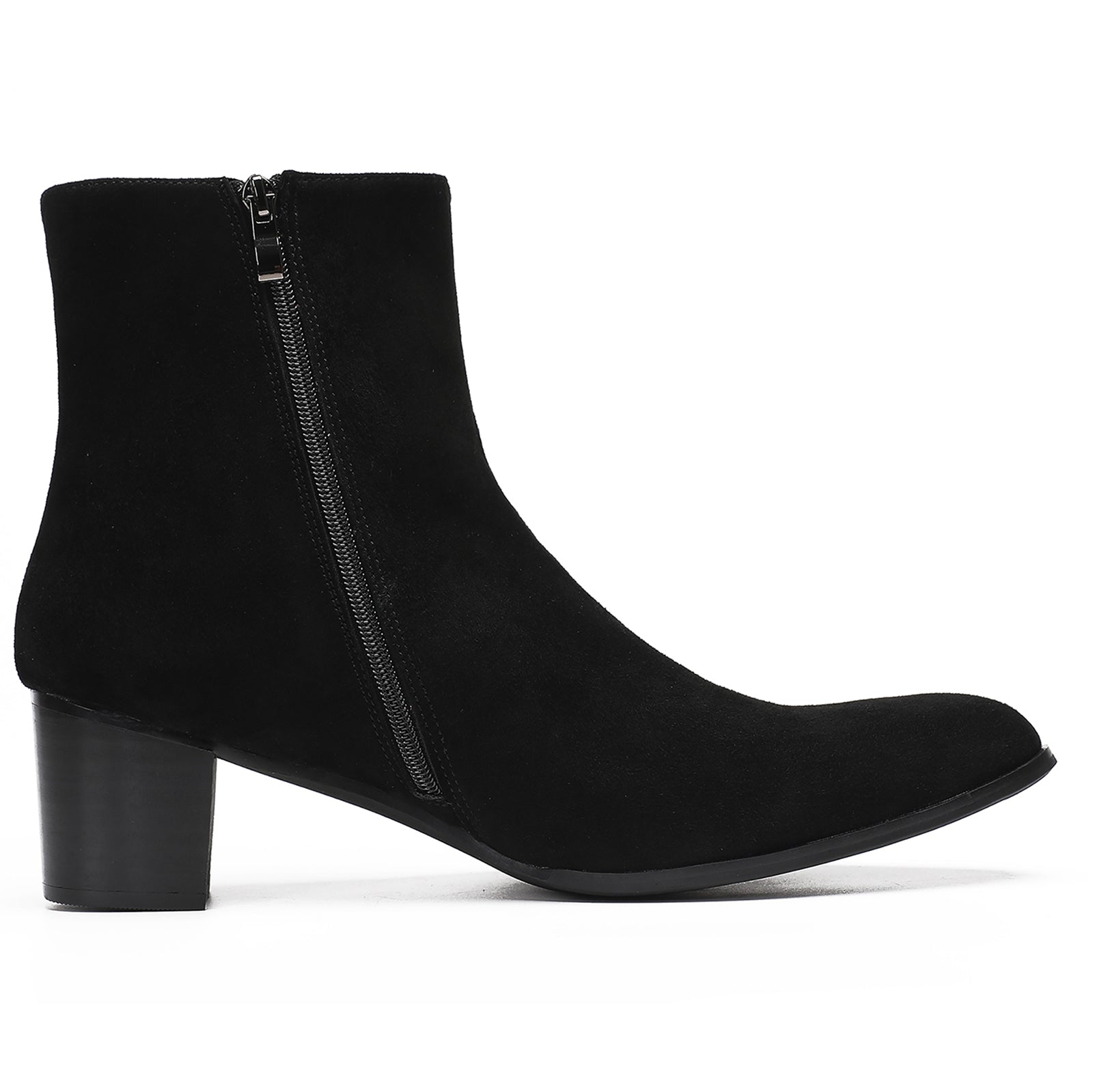Men's Fashion Casual Zipper Western Boots