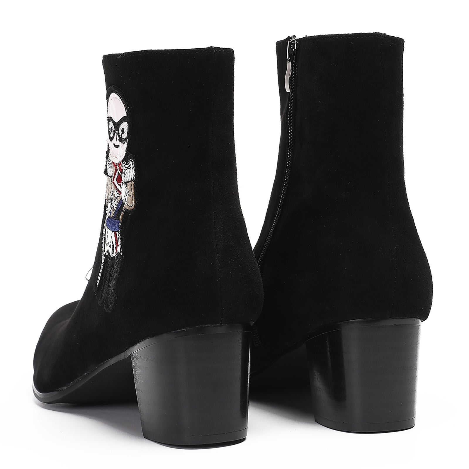 Men's Fashion Casual Zipper Western Boots