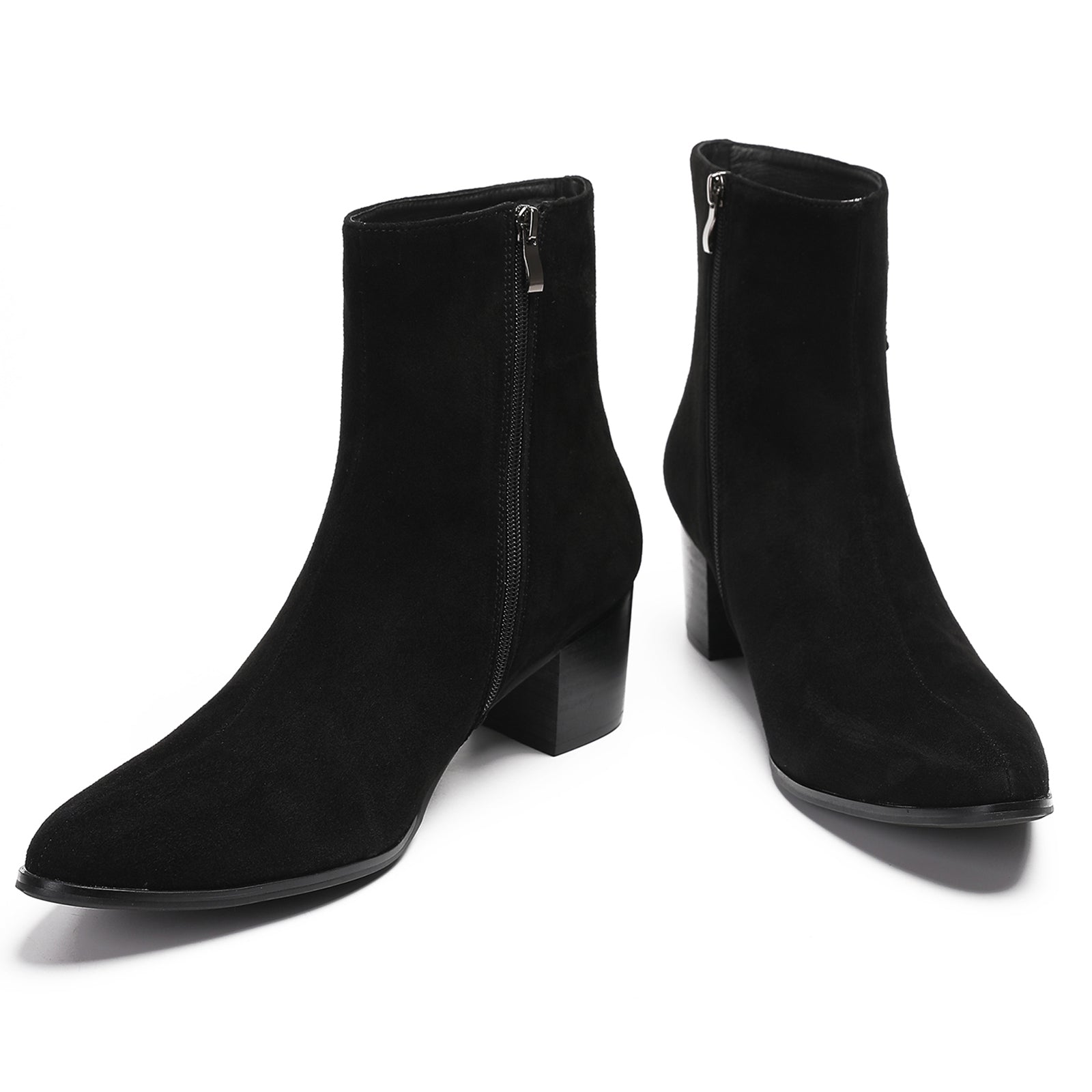 Men's Fashion Casual Zipper Western Boots