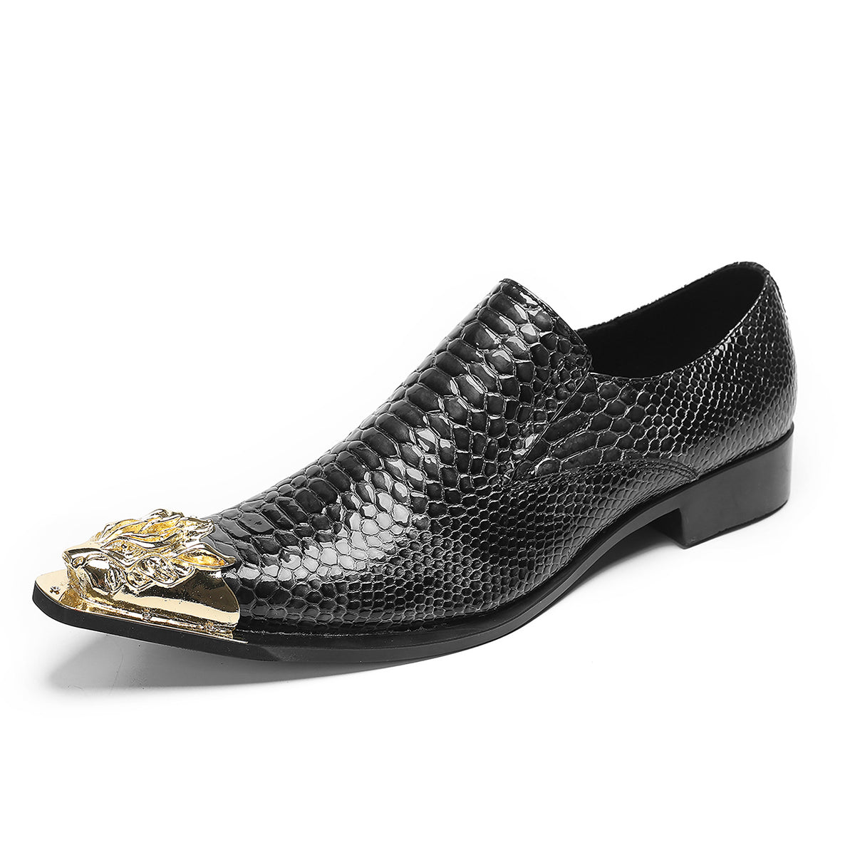 Men's Casual Metal-Tip Toe Penny Loafers
