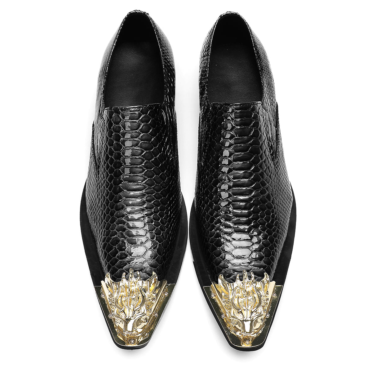 Men's Casual Metal-Tip Toe Penny Loafers