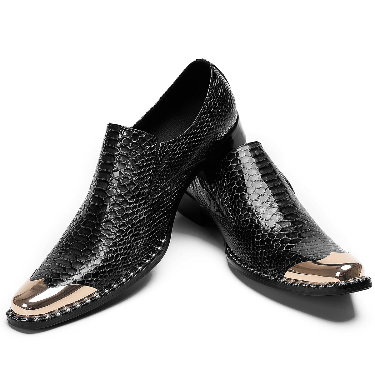 Men's Casual Metal-Tip Toe Penny Loafers