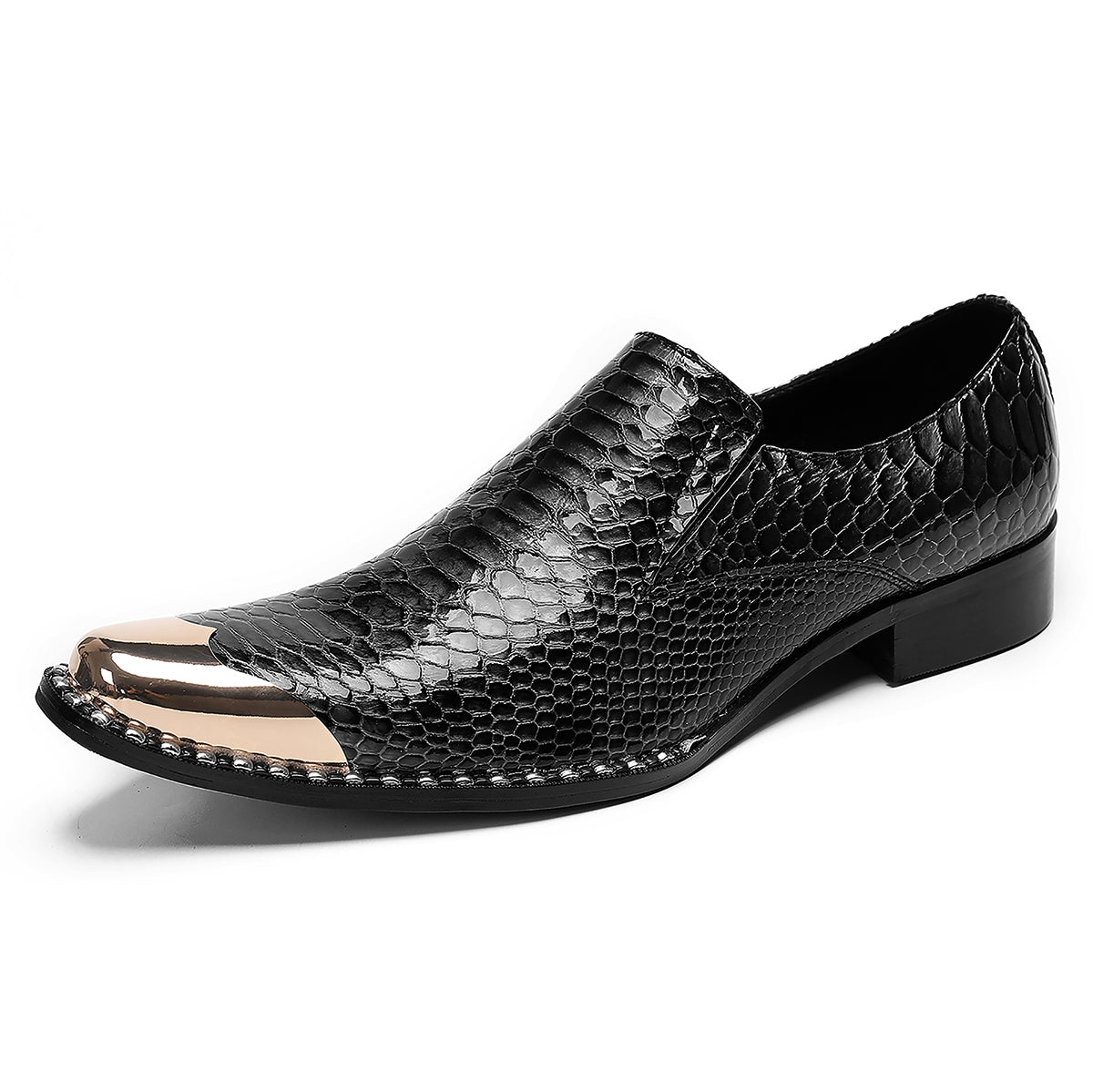 Men's Casual Metal-Tip Toe Penny Loafers