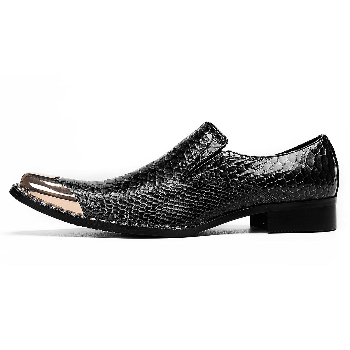 Men's Casual Metal-Tip Toe Penny Loafers