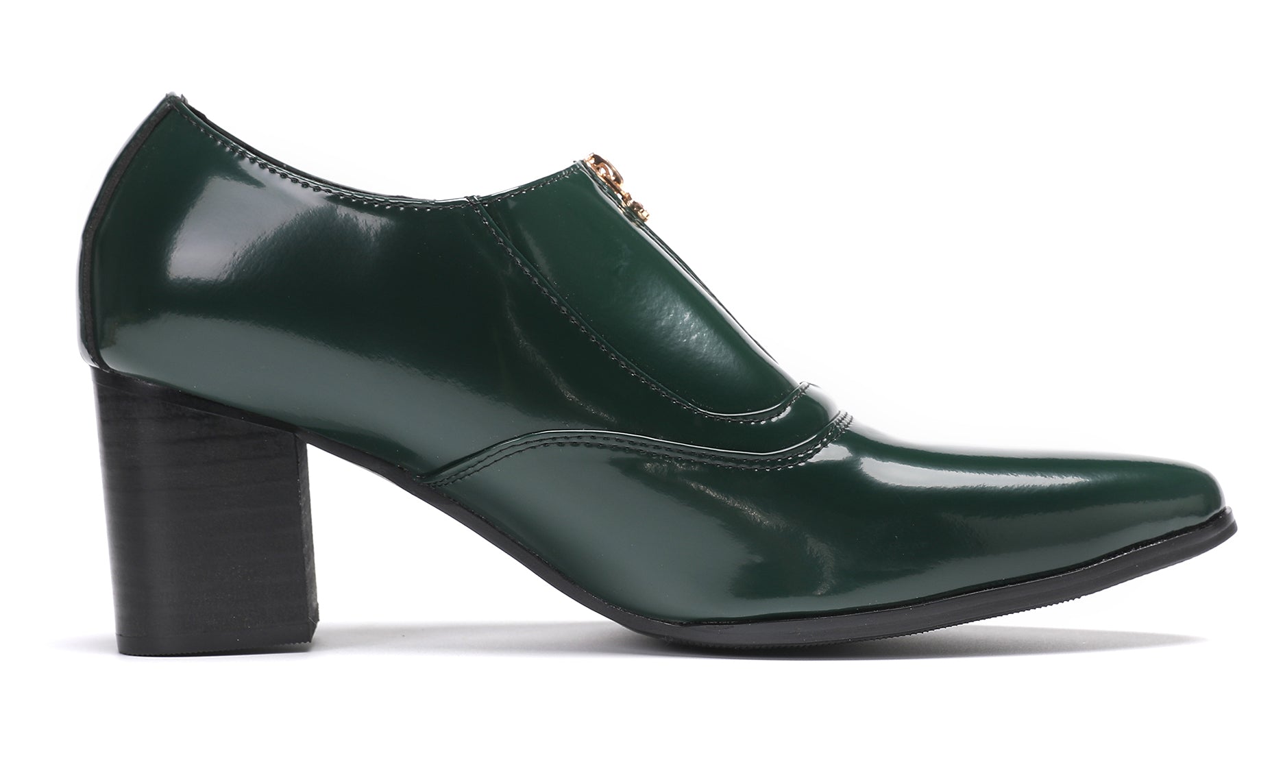 Men's Casual Dress Zipper Opera Pumps
