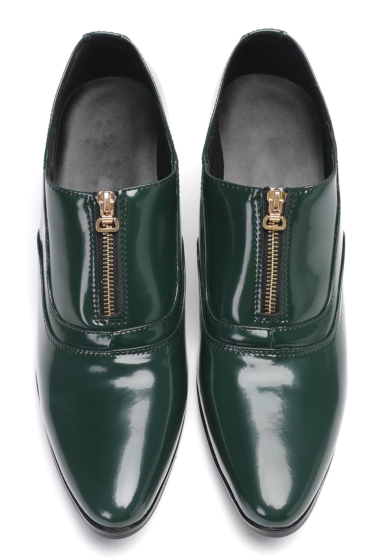 Men's Casual Dress Zipper Opera Pumps