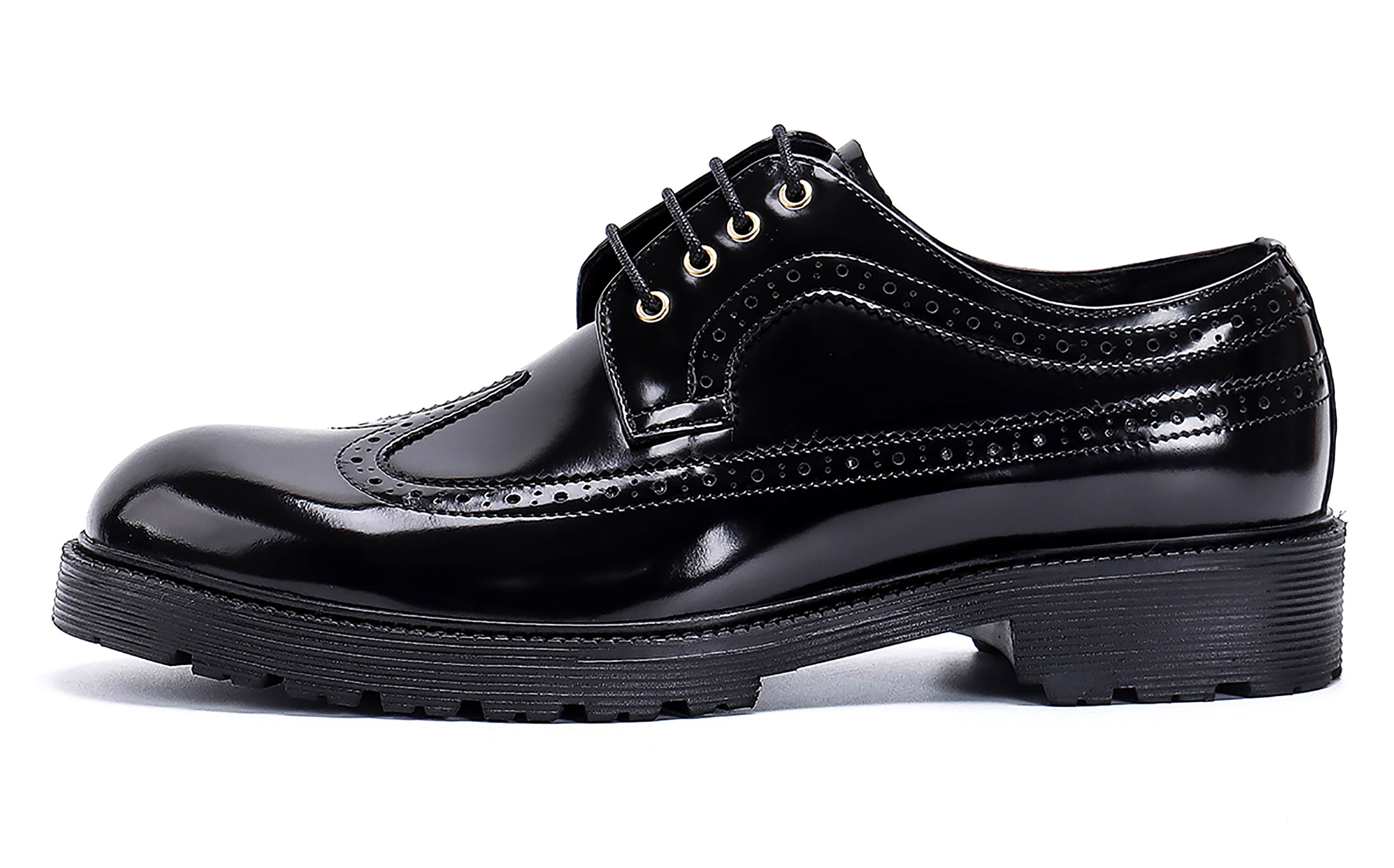 Men's Classic Dress Wingtip Brogues Derby