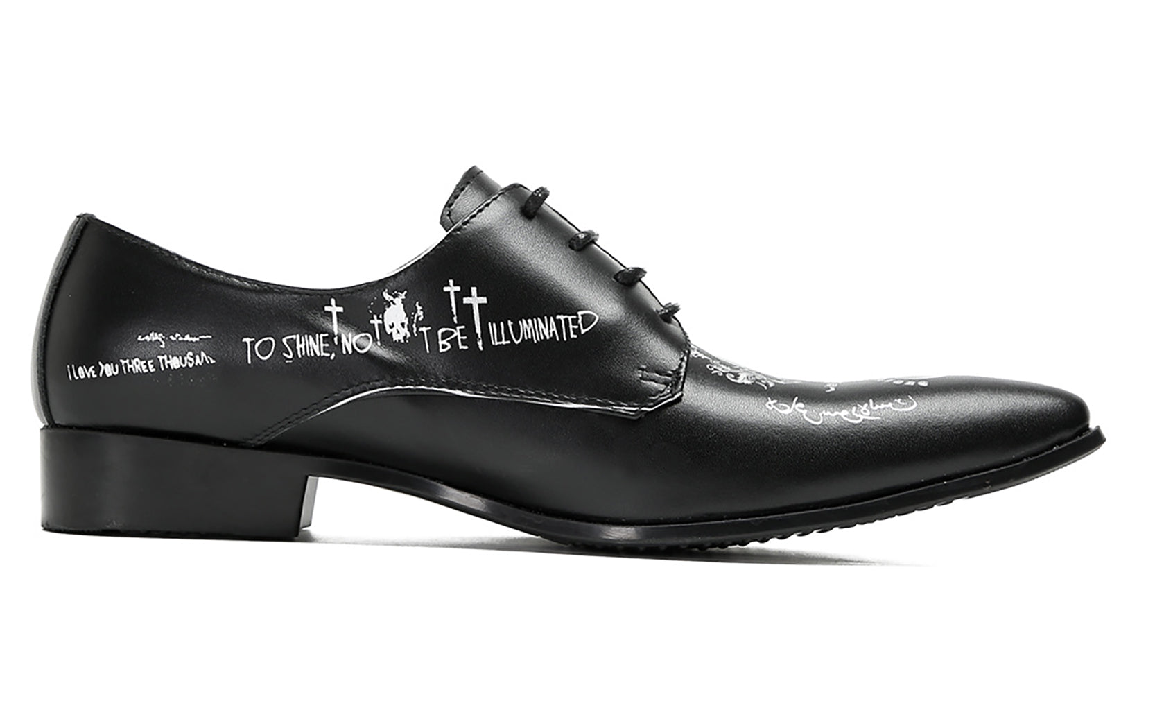 Mens Skull Halloween Casual Oxfords