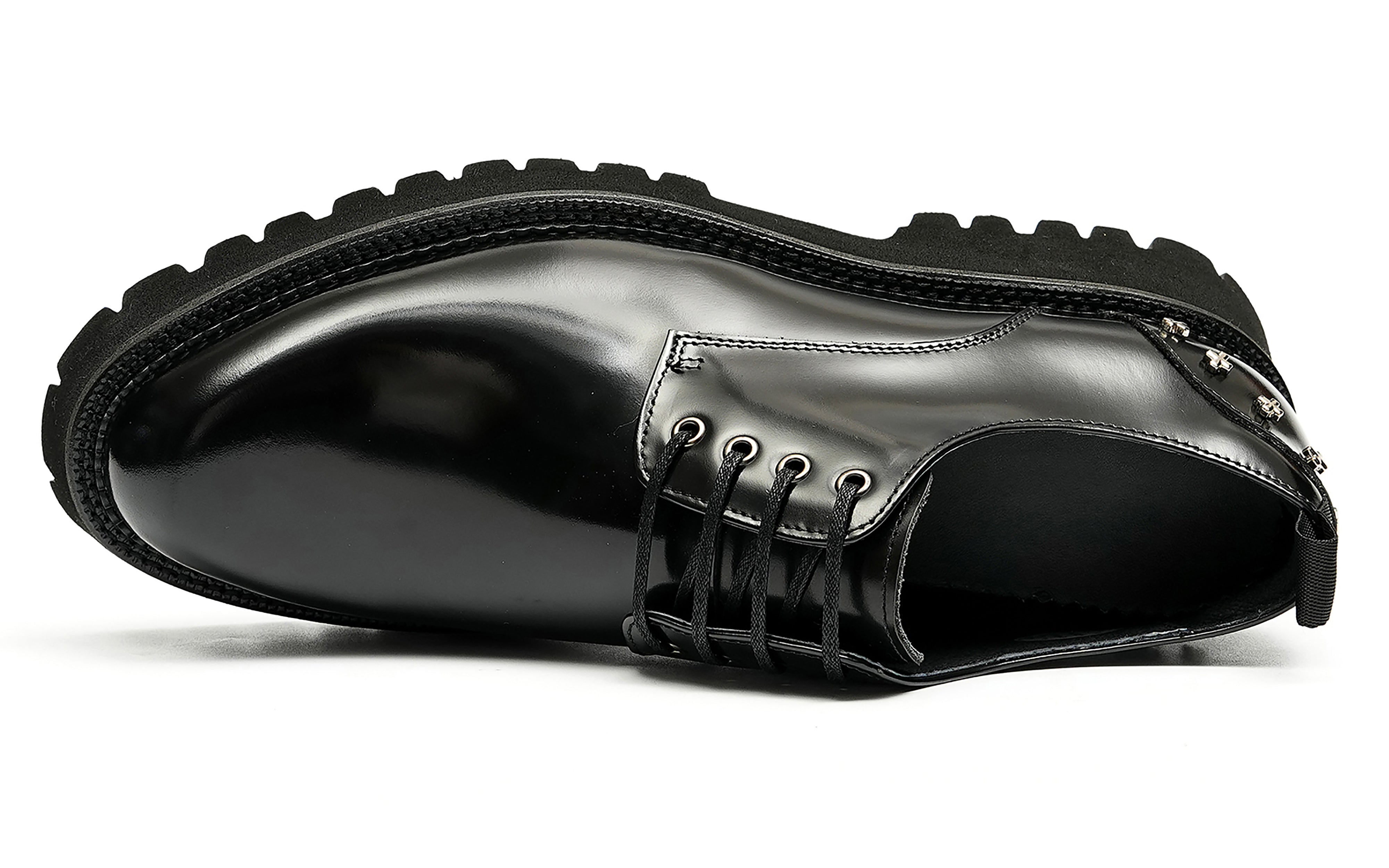 Men's Dress Rivets Thick Sole Derby