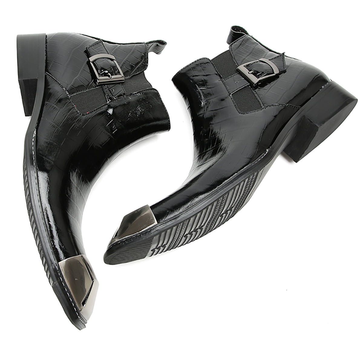 Botas occidentales Chelsea informales para hombre