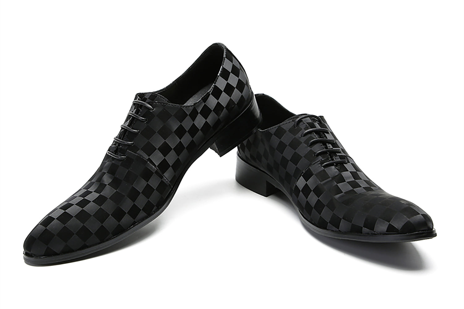 Vestido a cuadros para hombre Oxfords formales