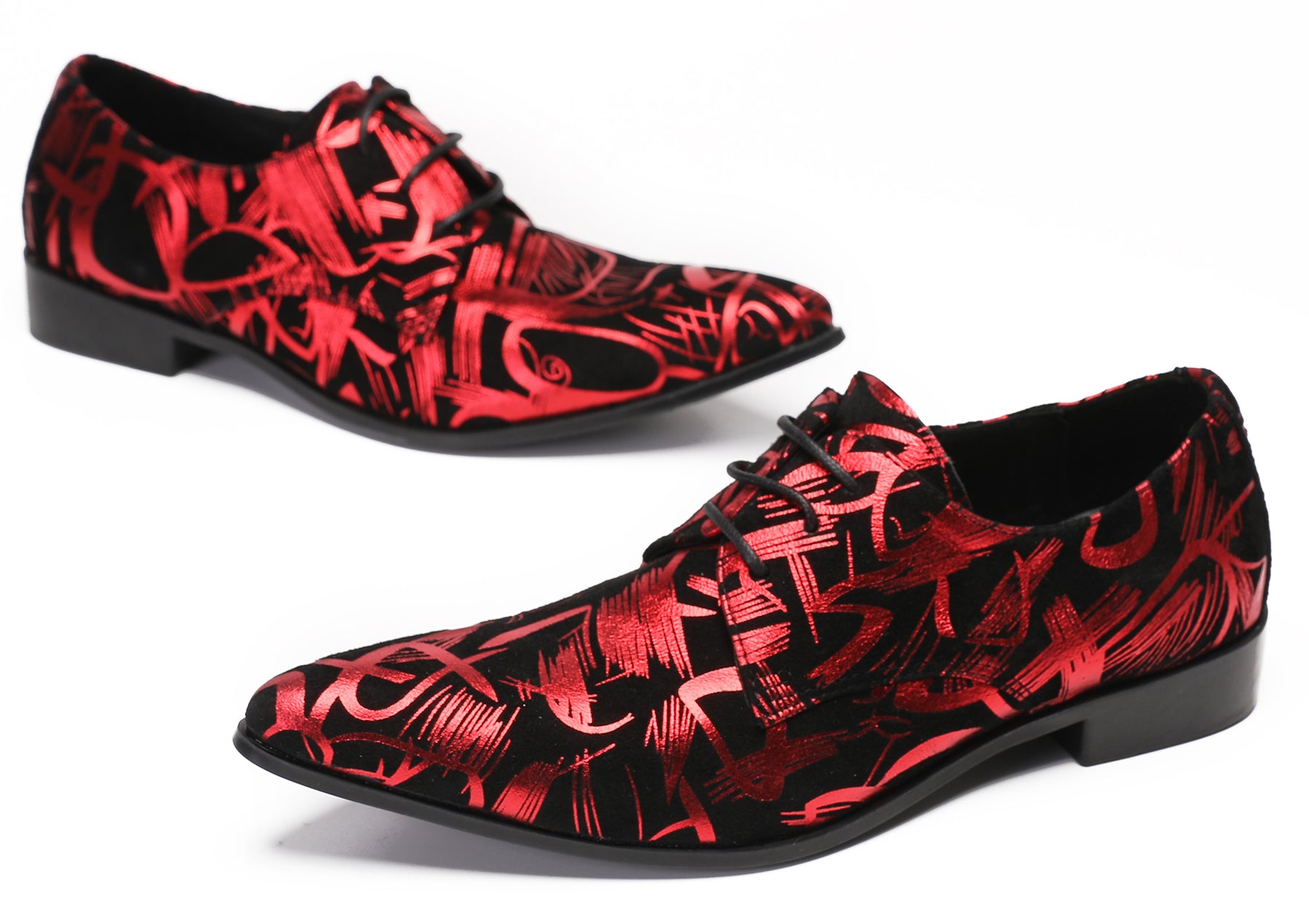 Men's Oxfords Red Dress Casual Prom Wedding Shoes