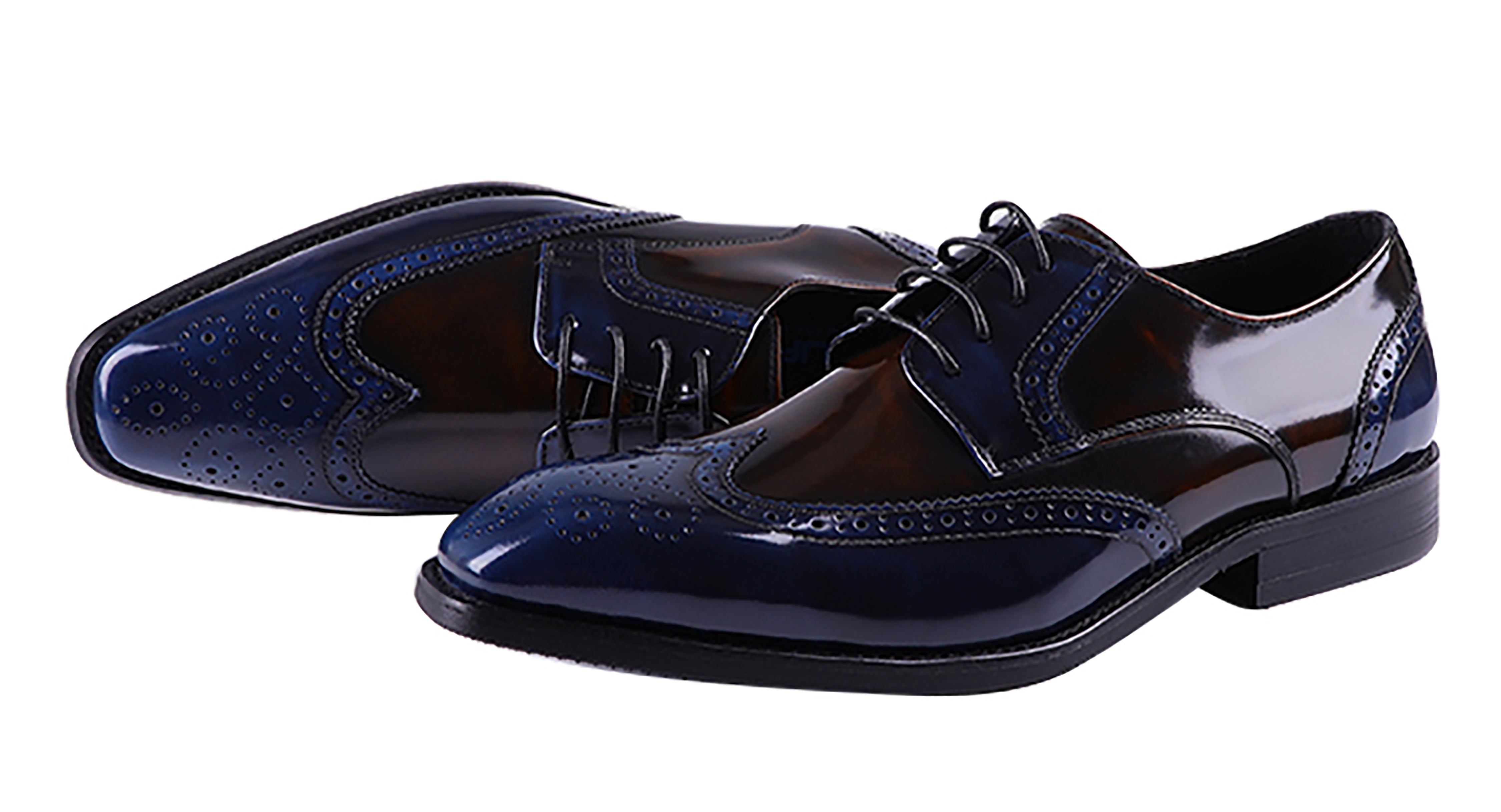 Wingtips Men's Handmade Wingtips Brogues Derby – Santimon