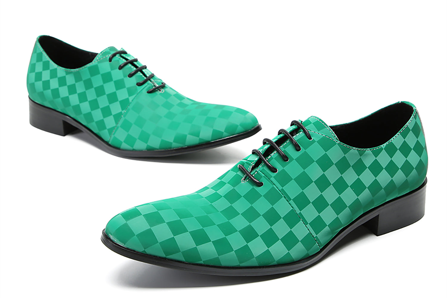 Vestido a cuadros para hombre Oxfords formales