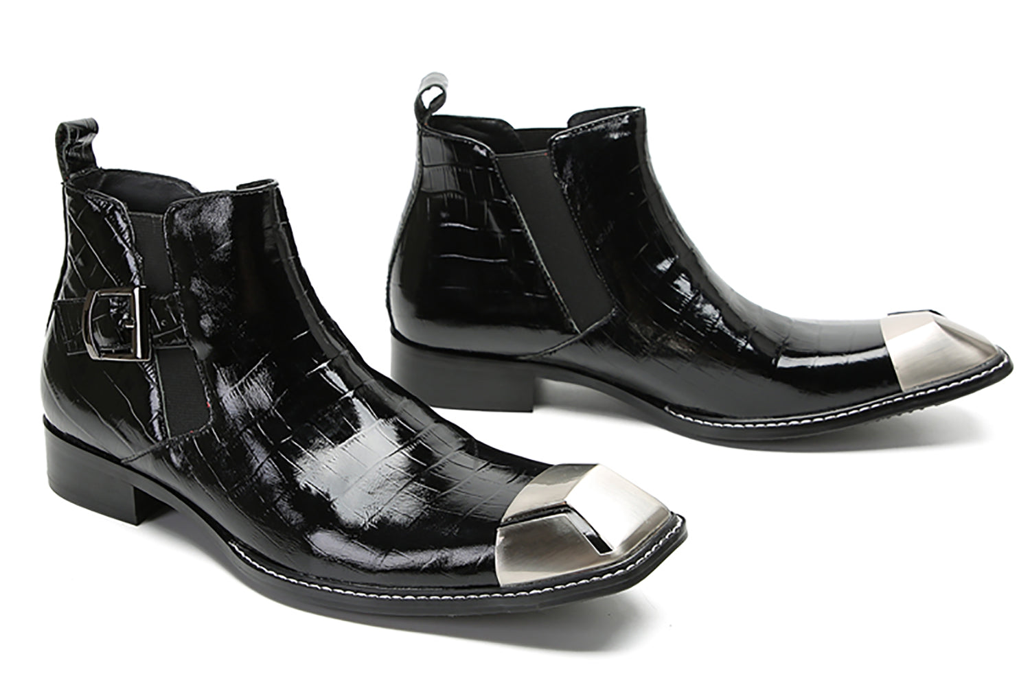 Botas occidentales Chelsea informales para hombre