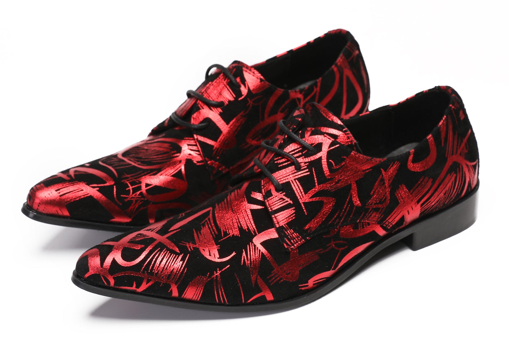 Men's Oxfords Red Dress Casual Prom Wedding Shoes