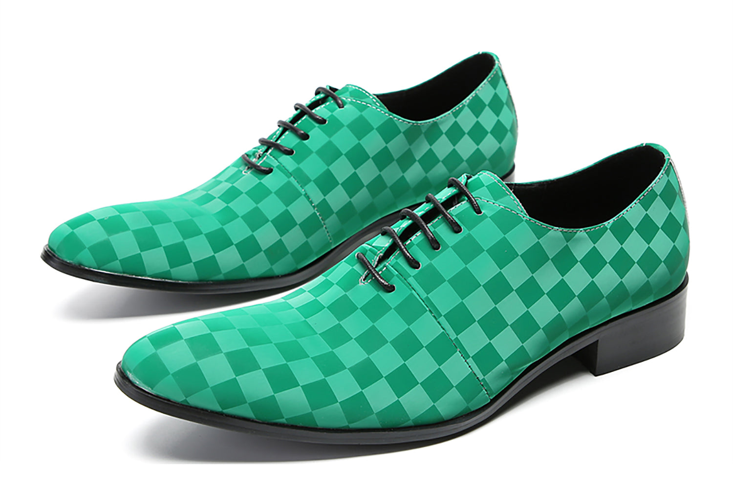 Vestido a cuadros para hombre Oxfords formales