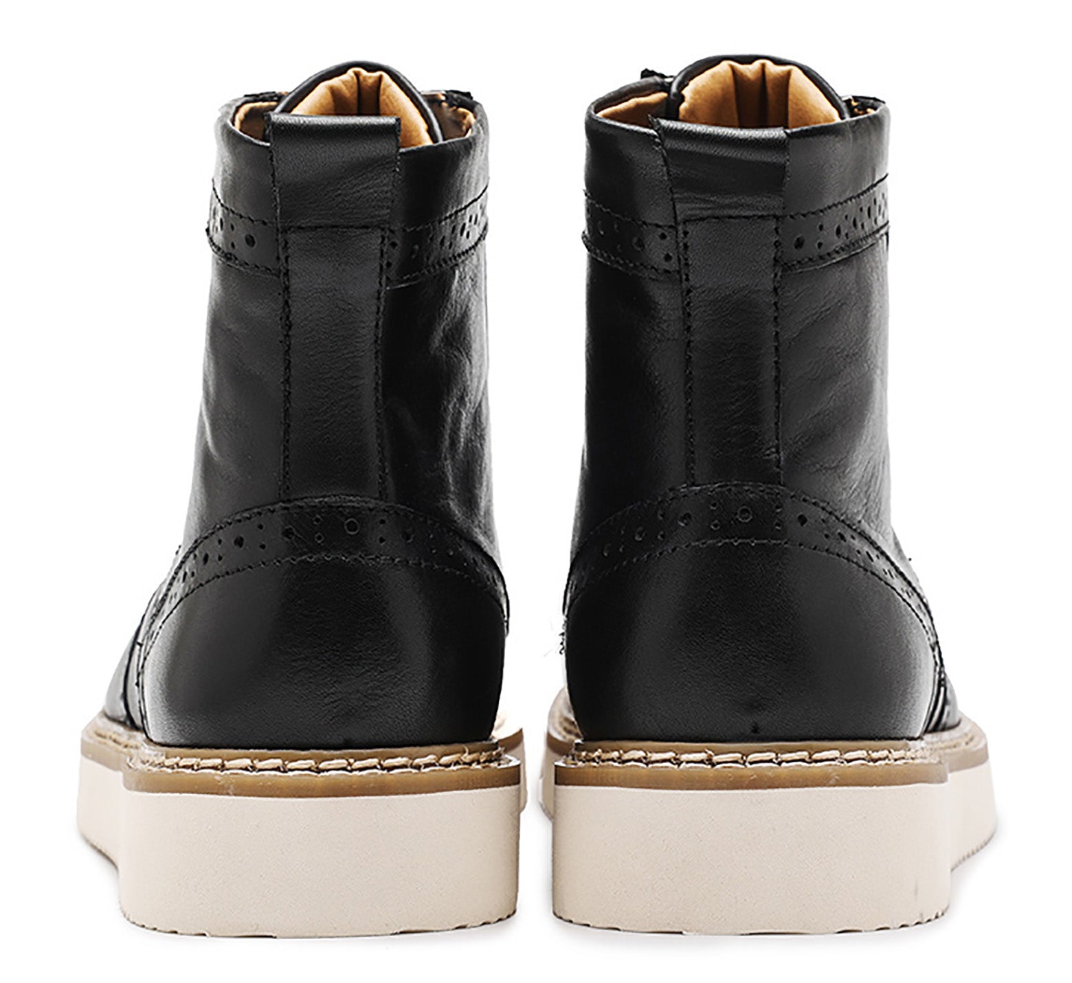 Men's Genuine Leather Lace Up Casual Dress Boots