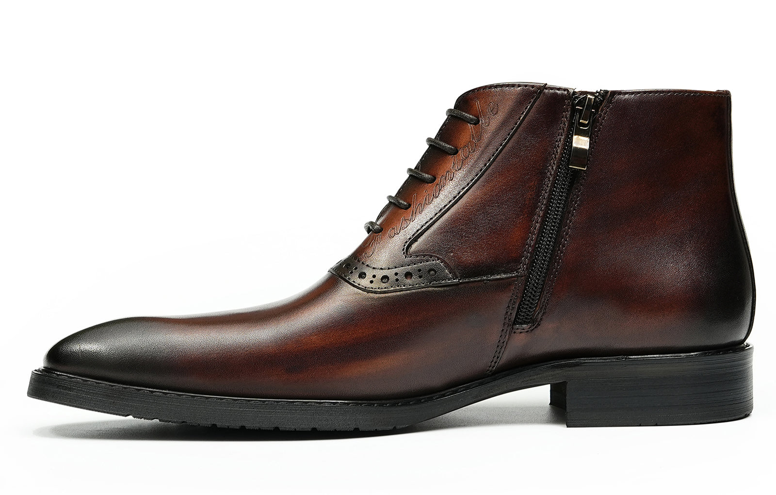 Men's Handmade Formal Brogues Oxfords Boots