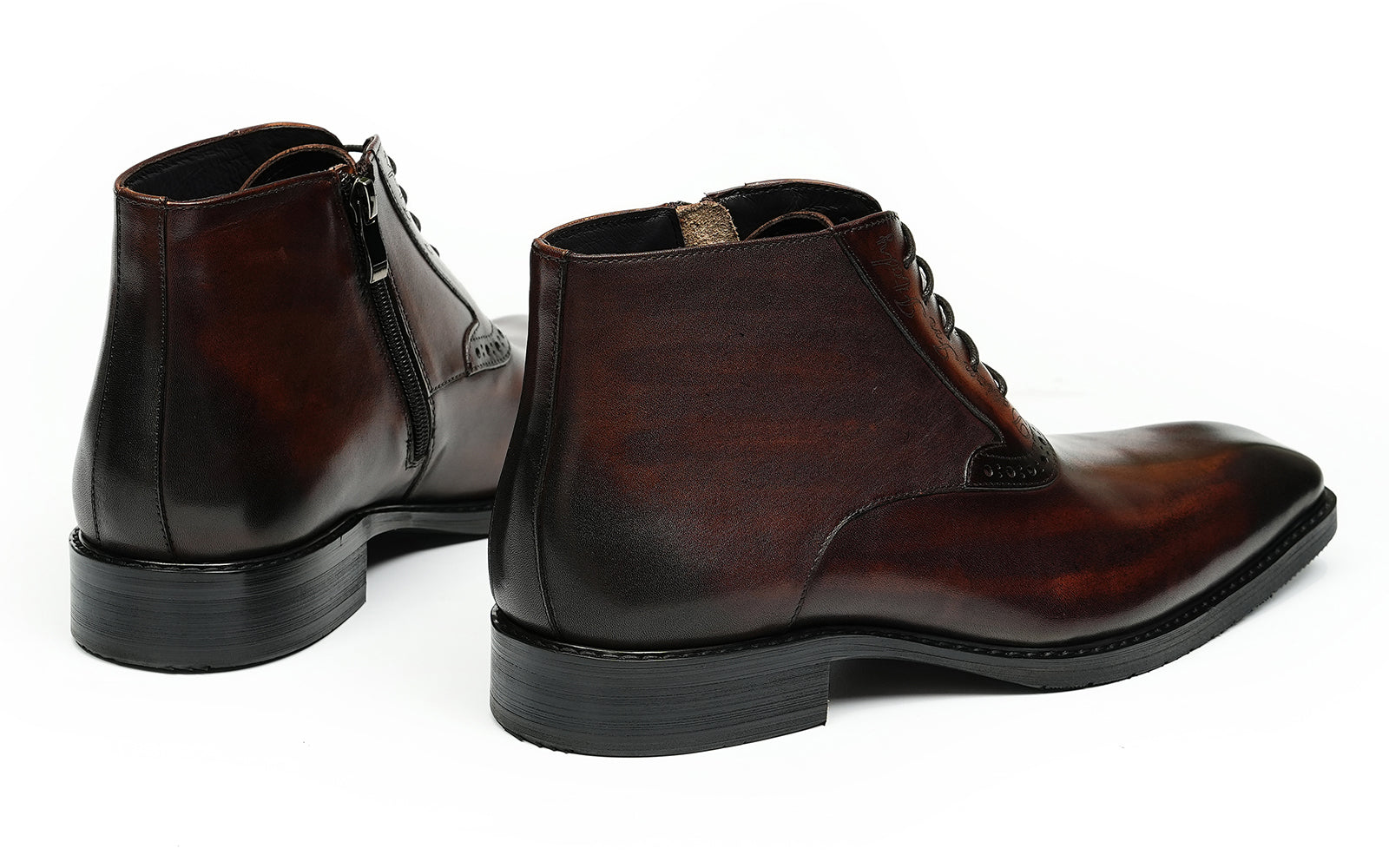 Men's Handmade Formal Brogues Oxfords Boots