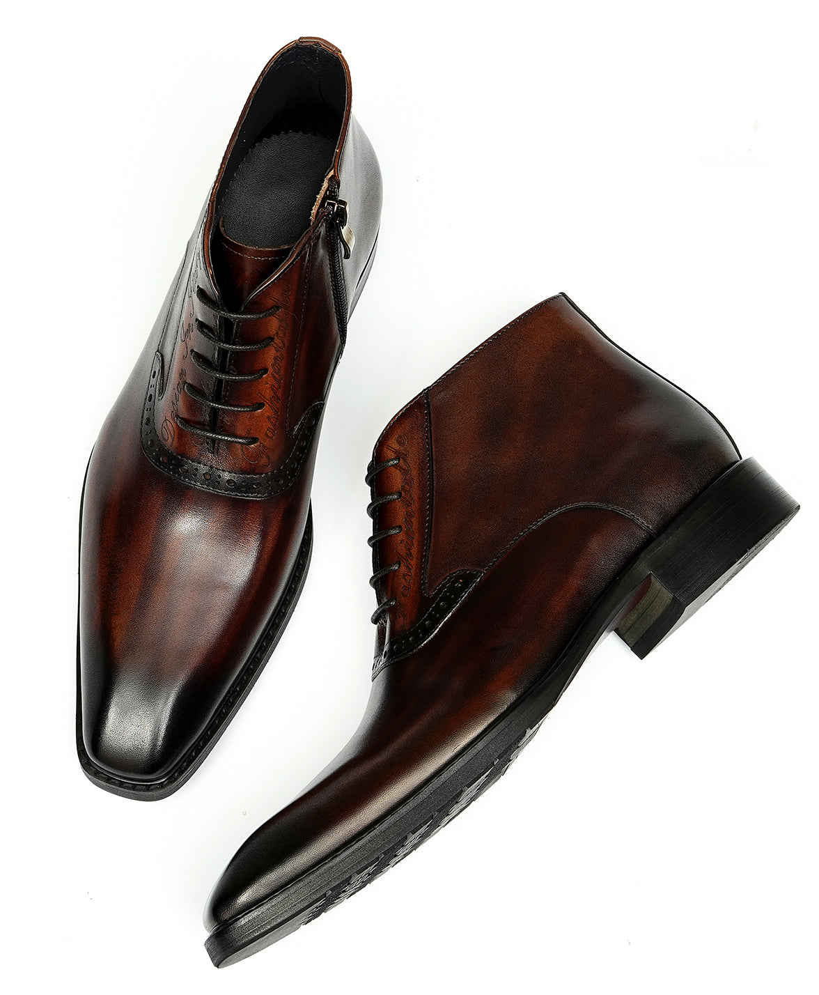 Men's Handmade Formal Brogues Oxfords Boots