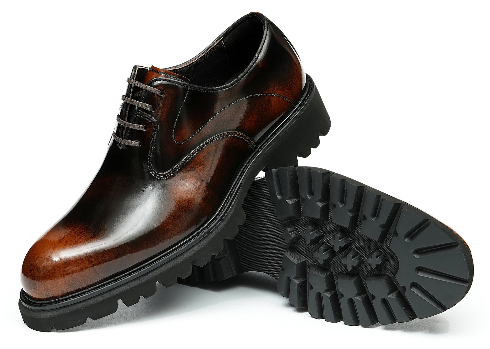 Men's Handmade Dress Pionted Toe Oxfords