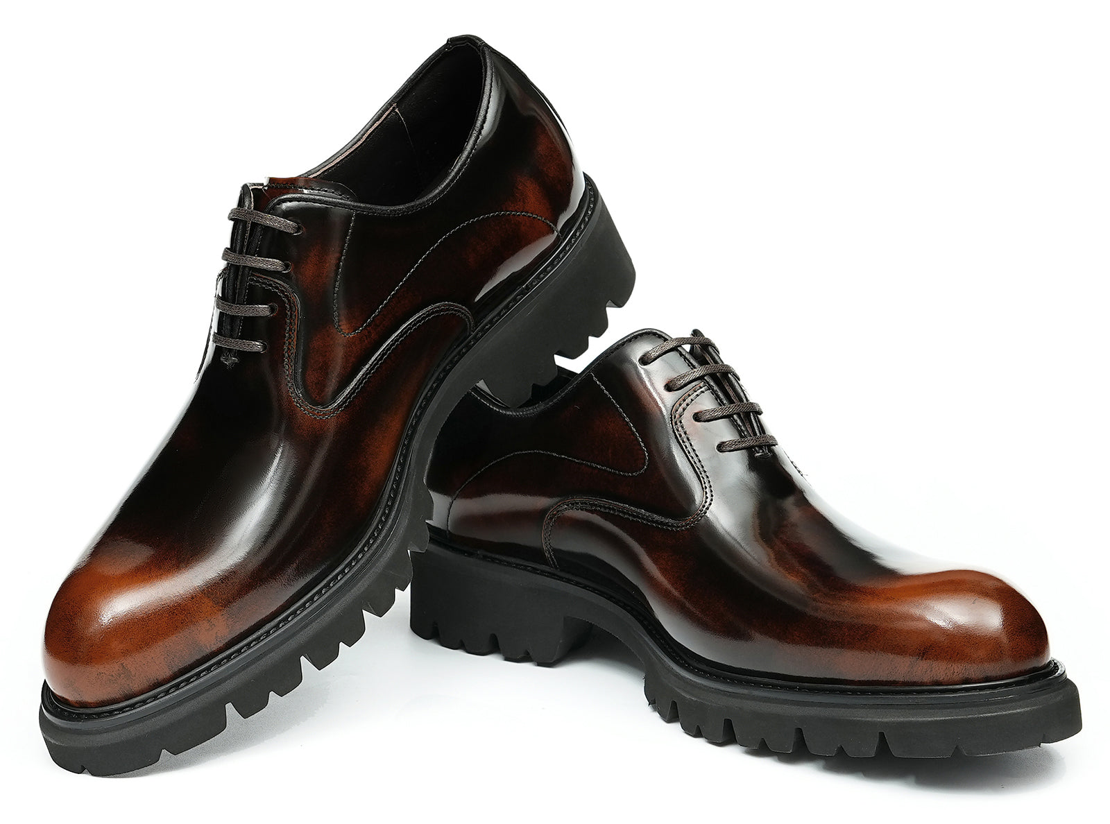 Men's Handmade Dress Pionted Toe Oxfords