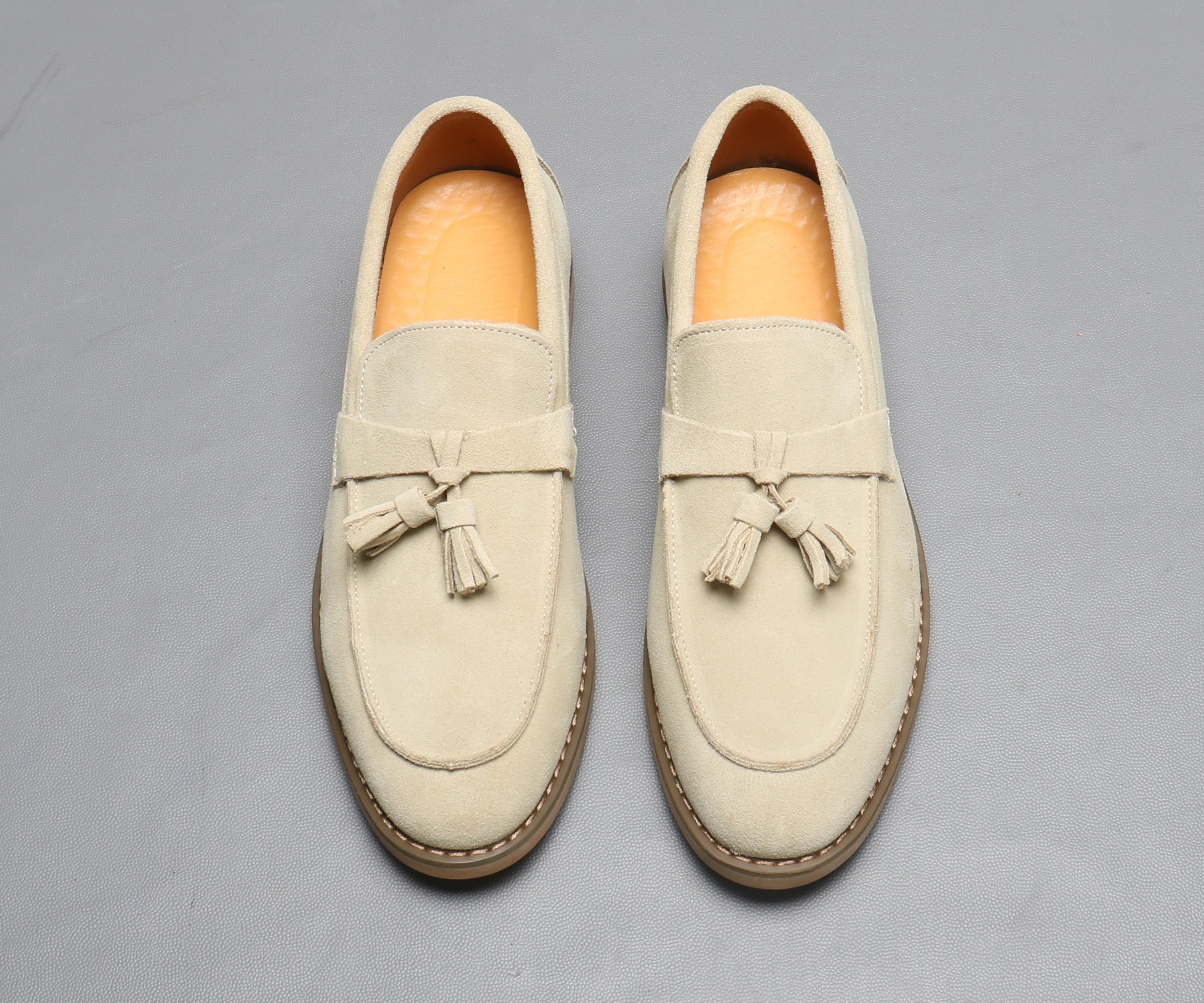 Men's Calf Leather Tassel Loafers