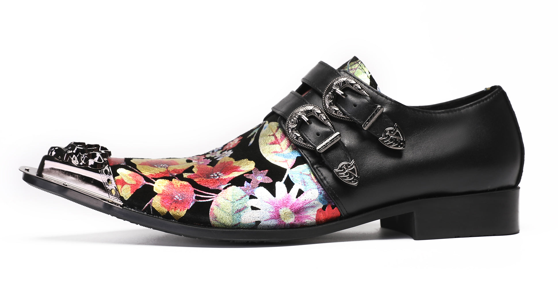 Mens Casual Dress Two Tone Western Loafers