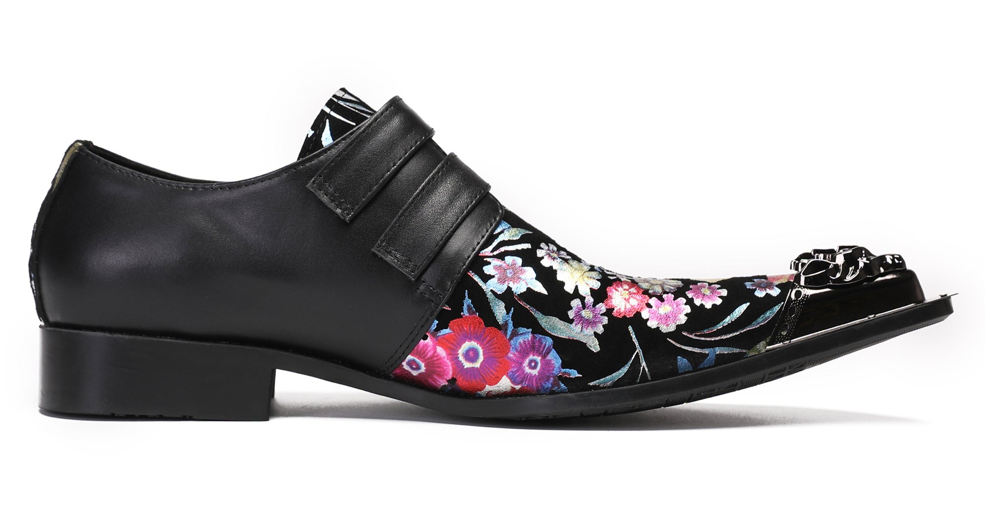 Mens Casual Dress Two Tone Western Loafers