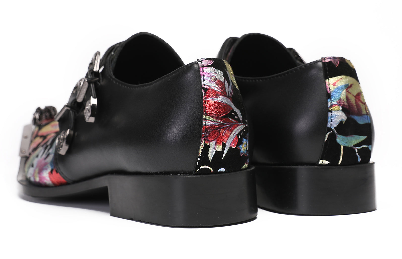 Mens Casual Dress Two Tone Western Loafers