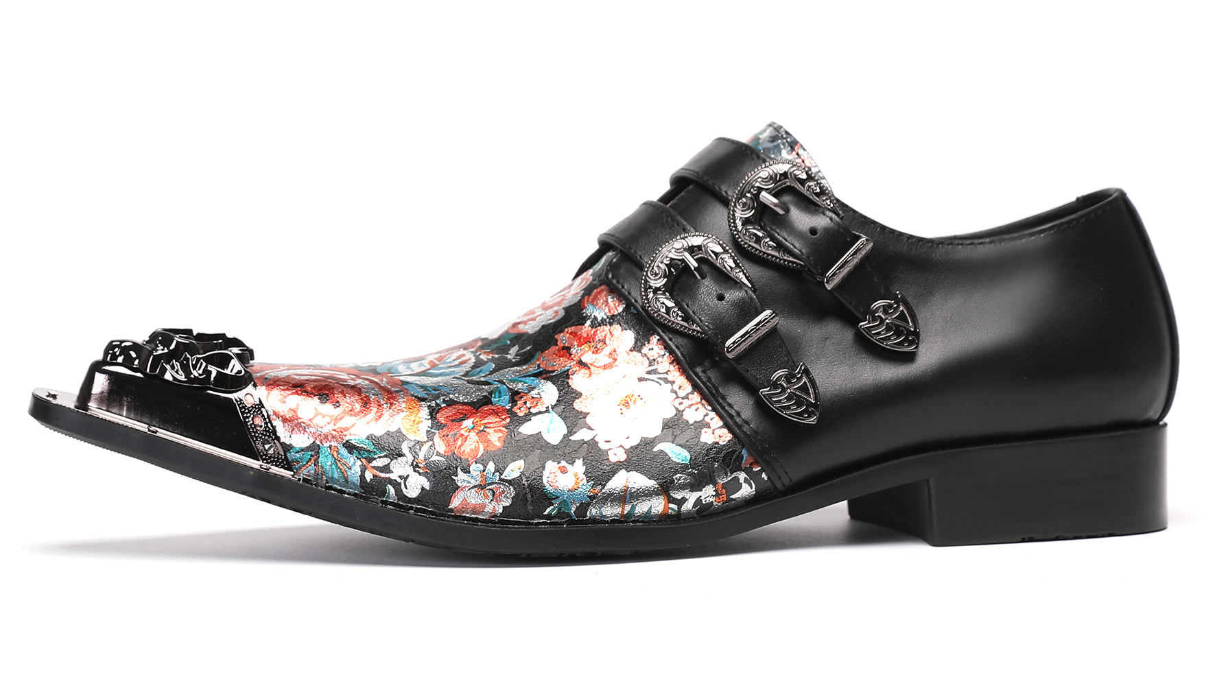 Mens Casual Dress Two Tone Western Loafers