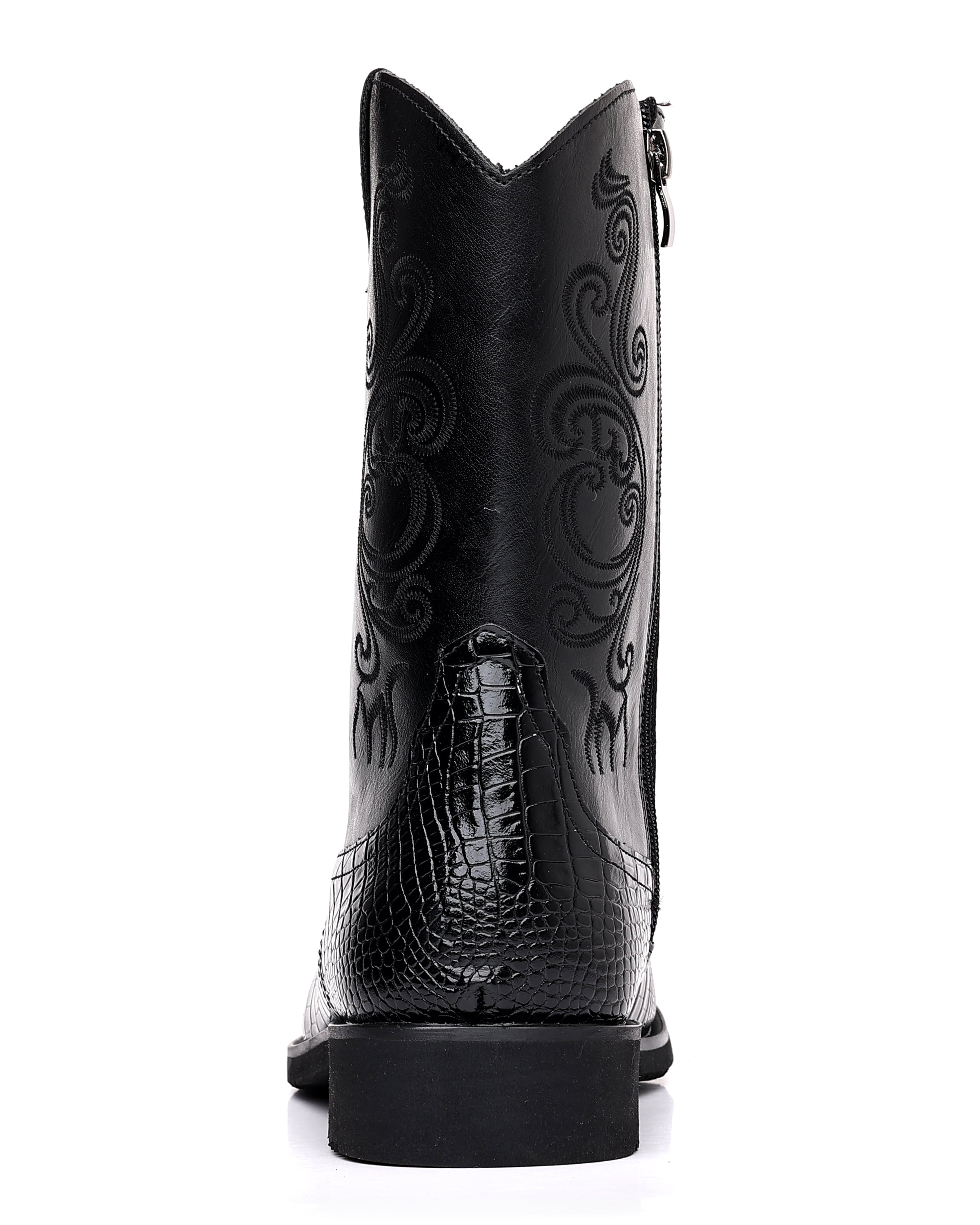 Men's Crocodile Western Cowboy Boots