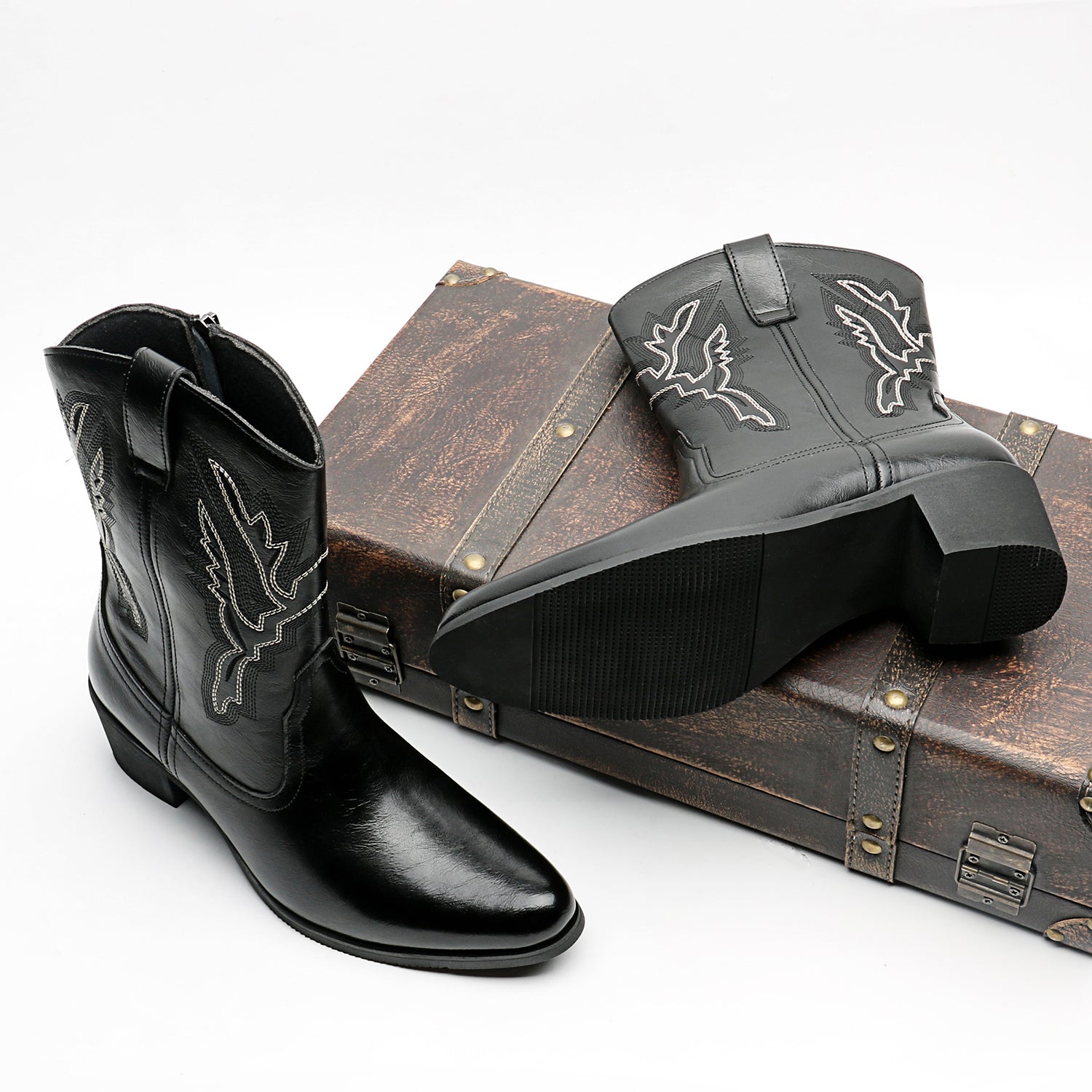 High Heel Cowboy Boots for Men