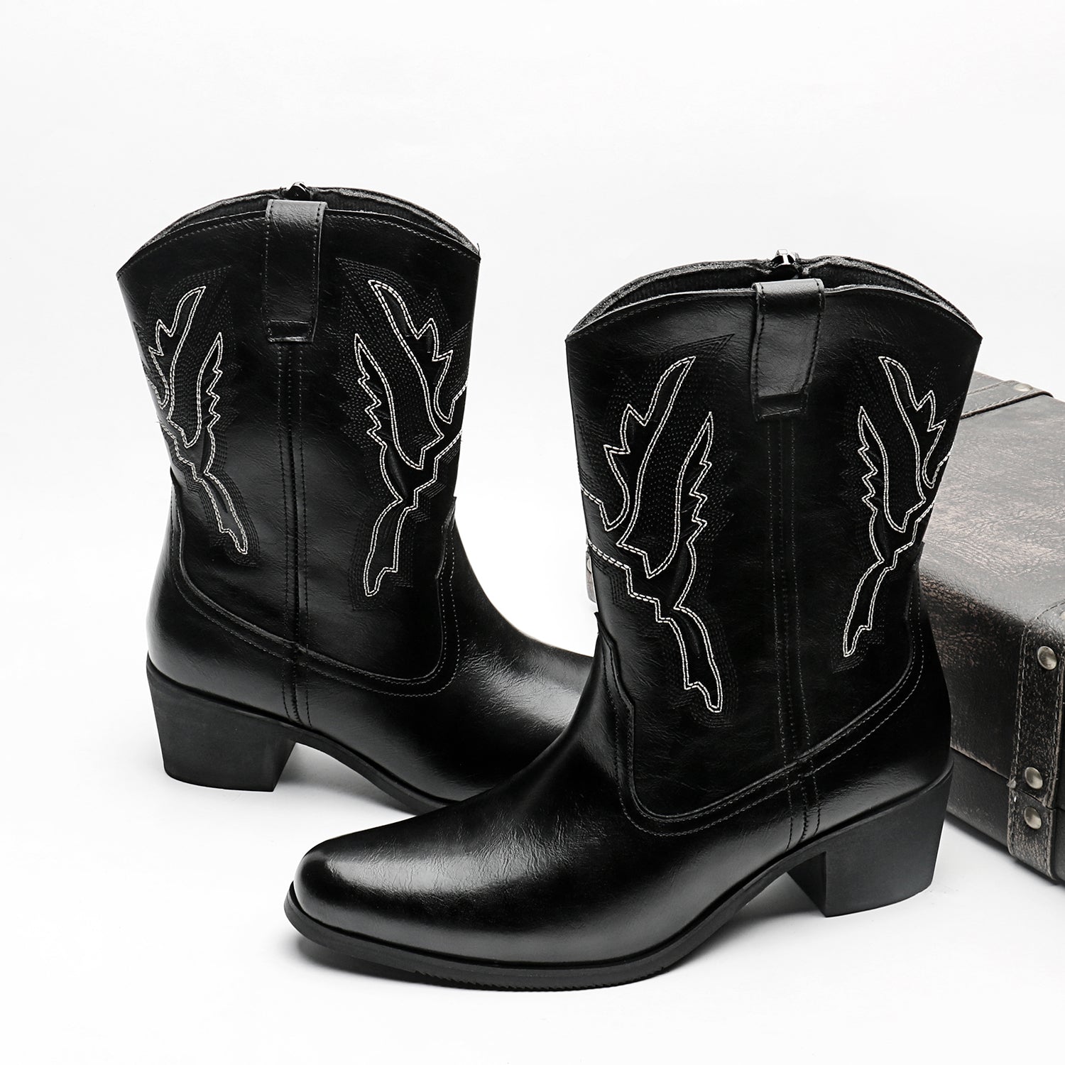 High Heel Cowboy Boots for Men