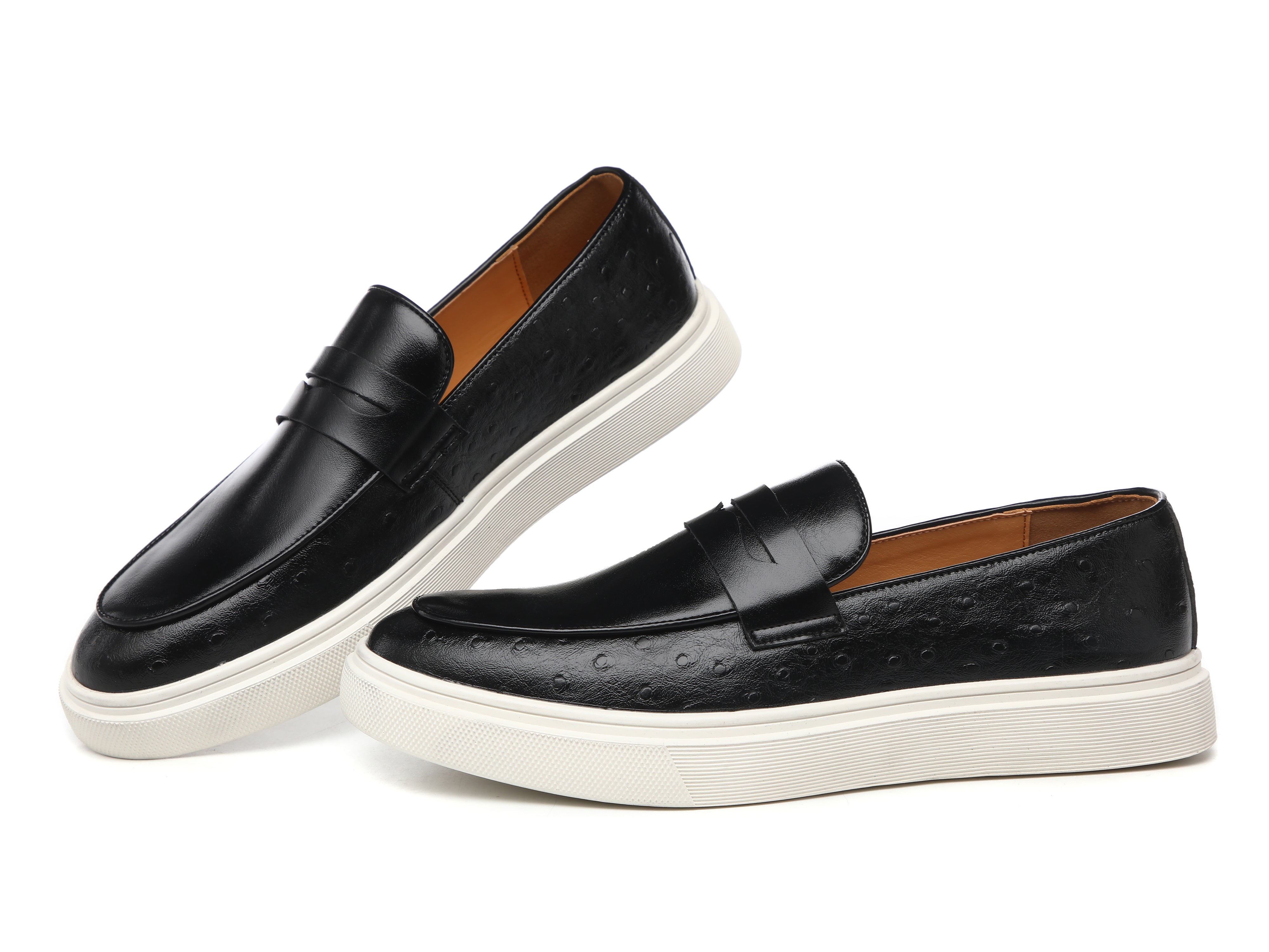 Men's Chunky Sole Penny Loafers