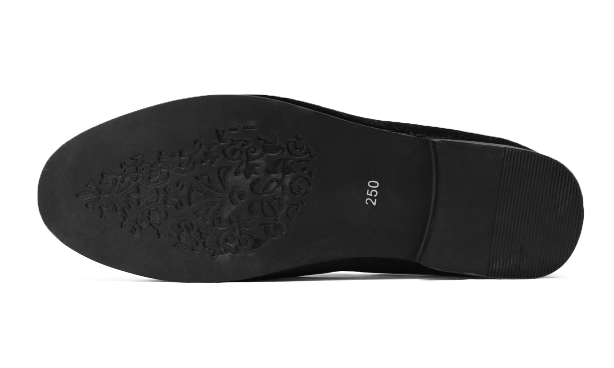 Men's Velvet Swan Applique Loafers