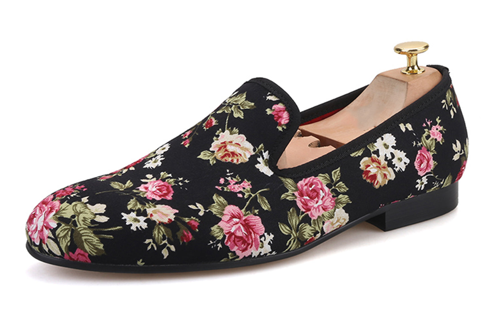 Men's Flowers Slip-Ons Prom Dress Loafers