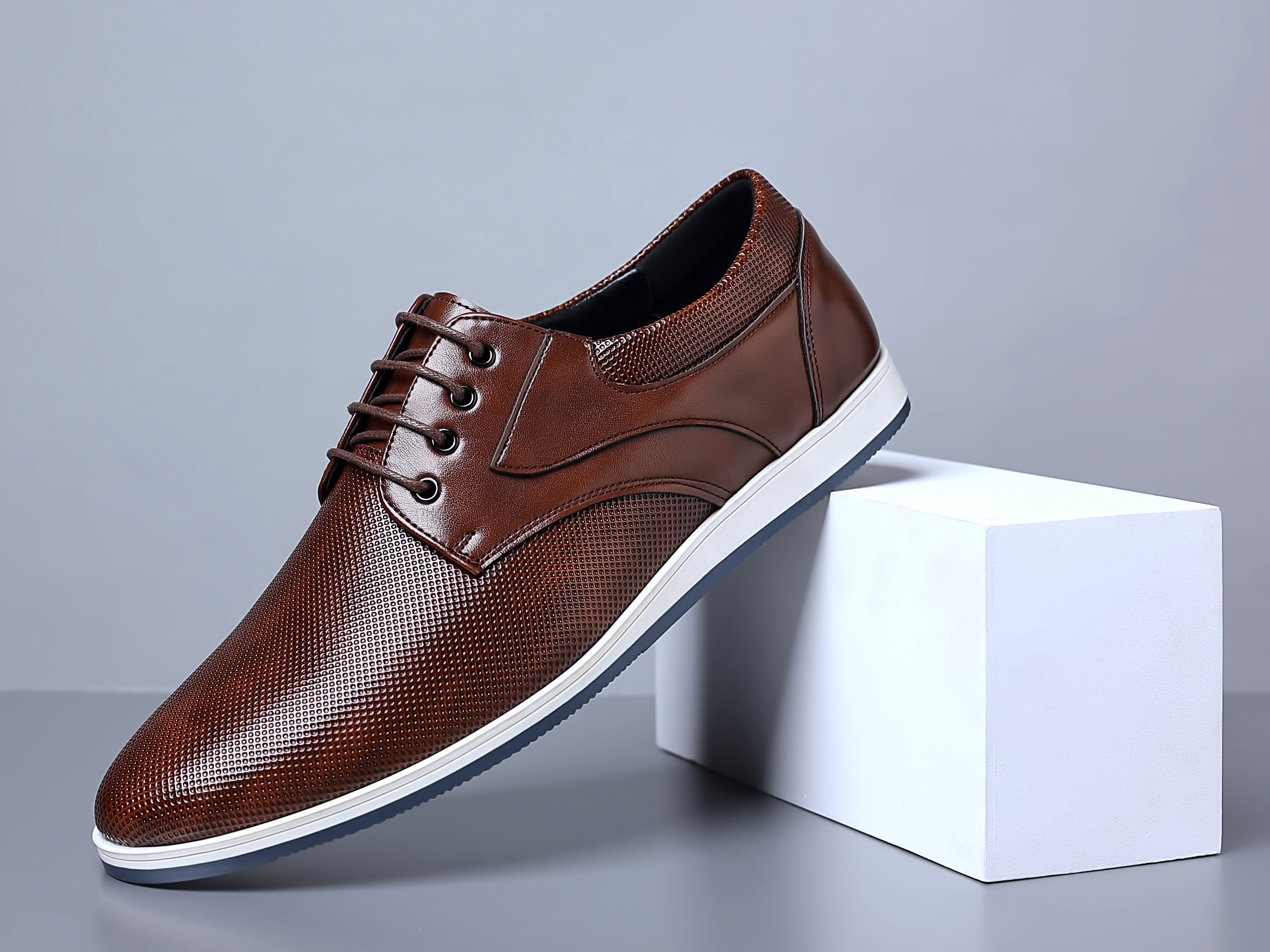 Men's Leather Low Top Oxfords