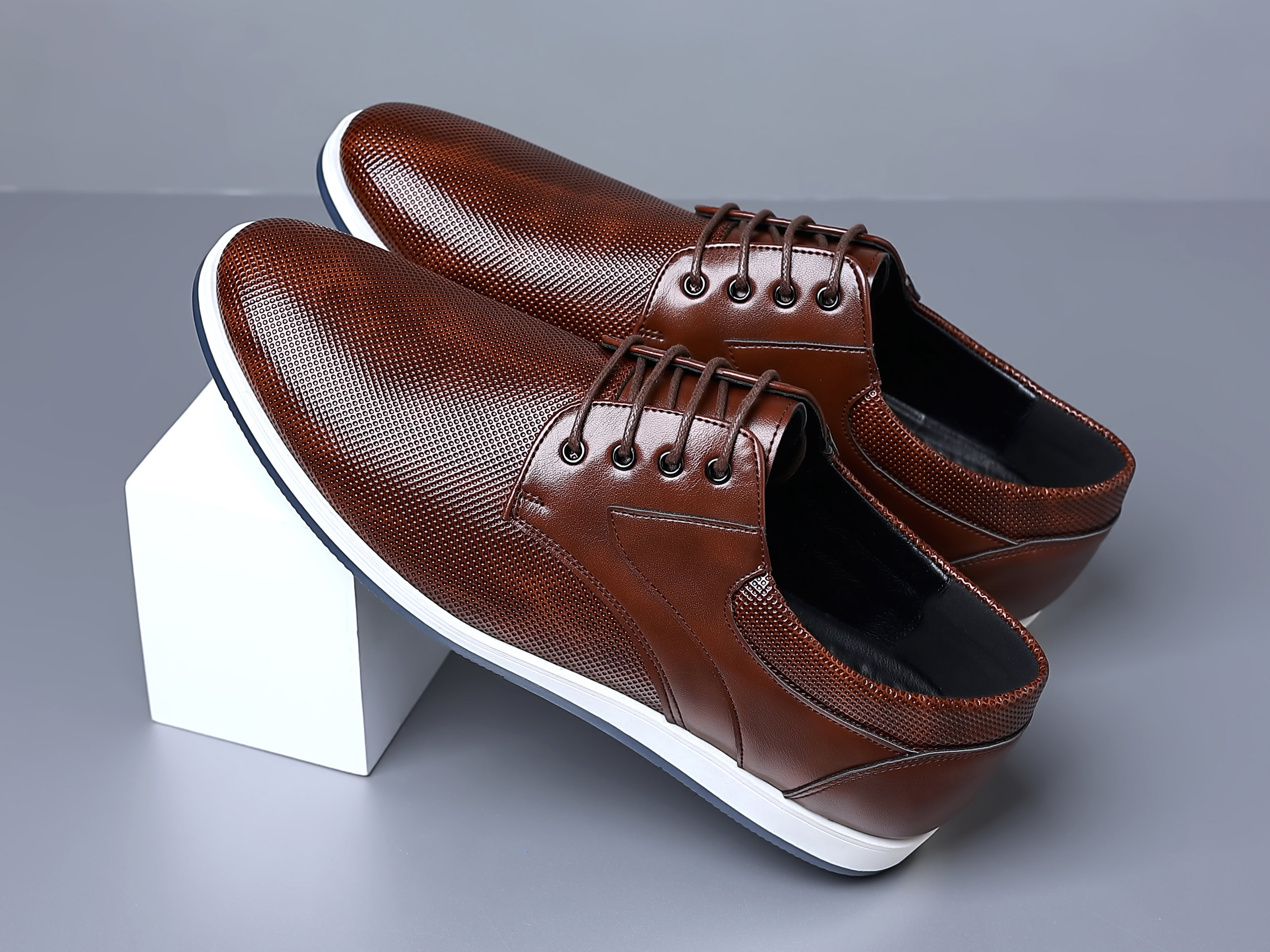 Men's Leather Low Top Oxfords
