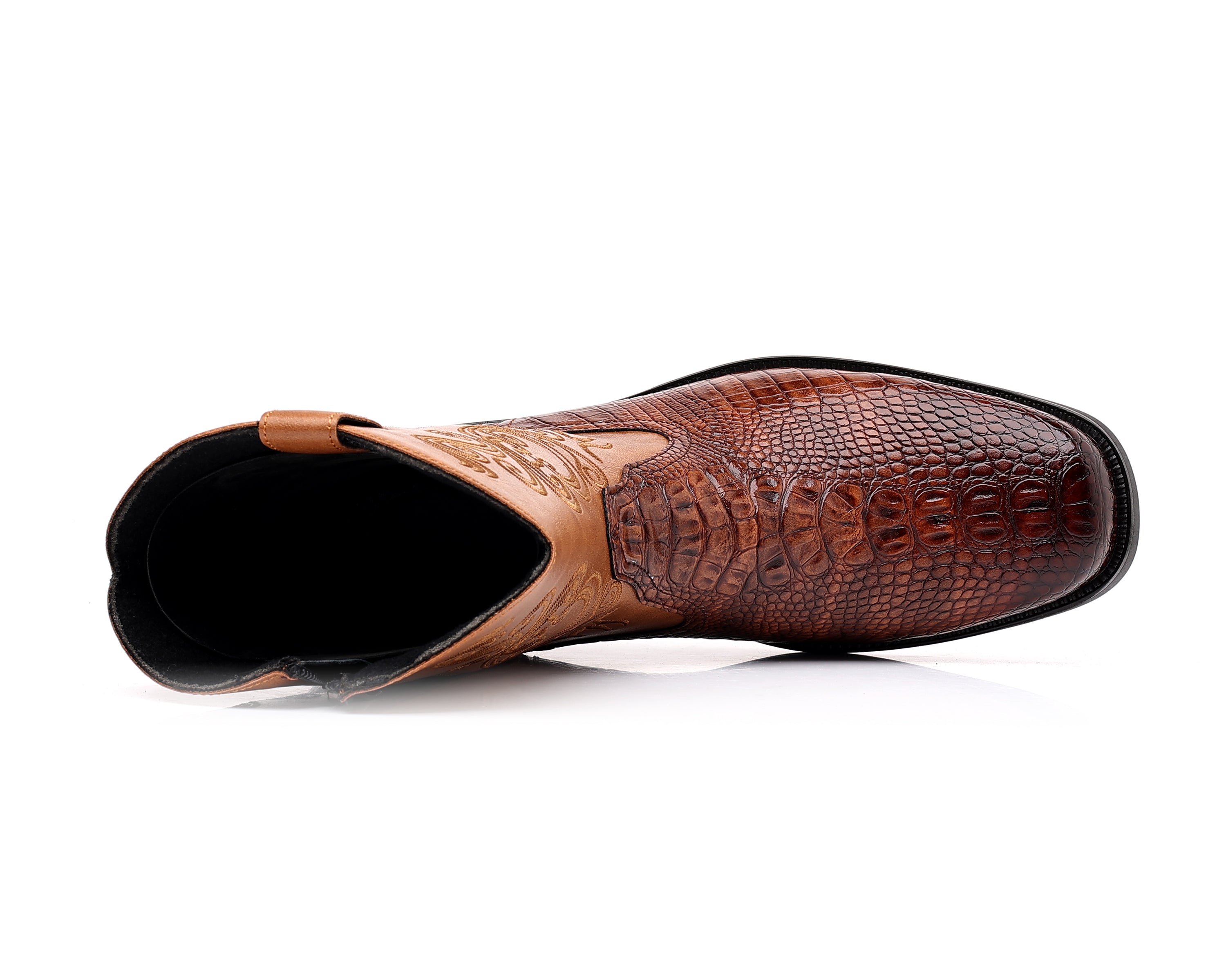 Men's Crocodile Western Cowboy Boots