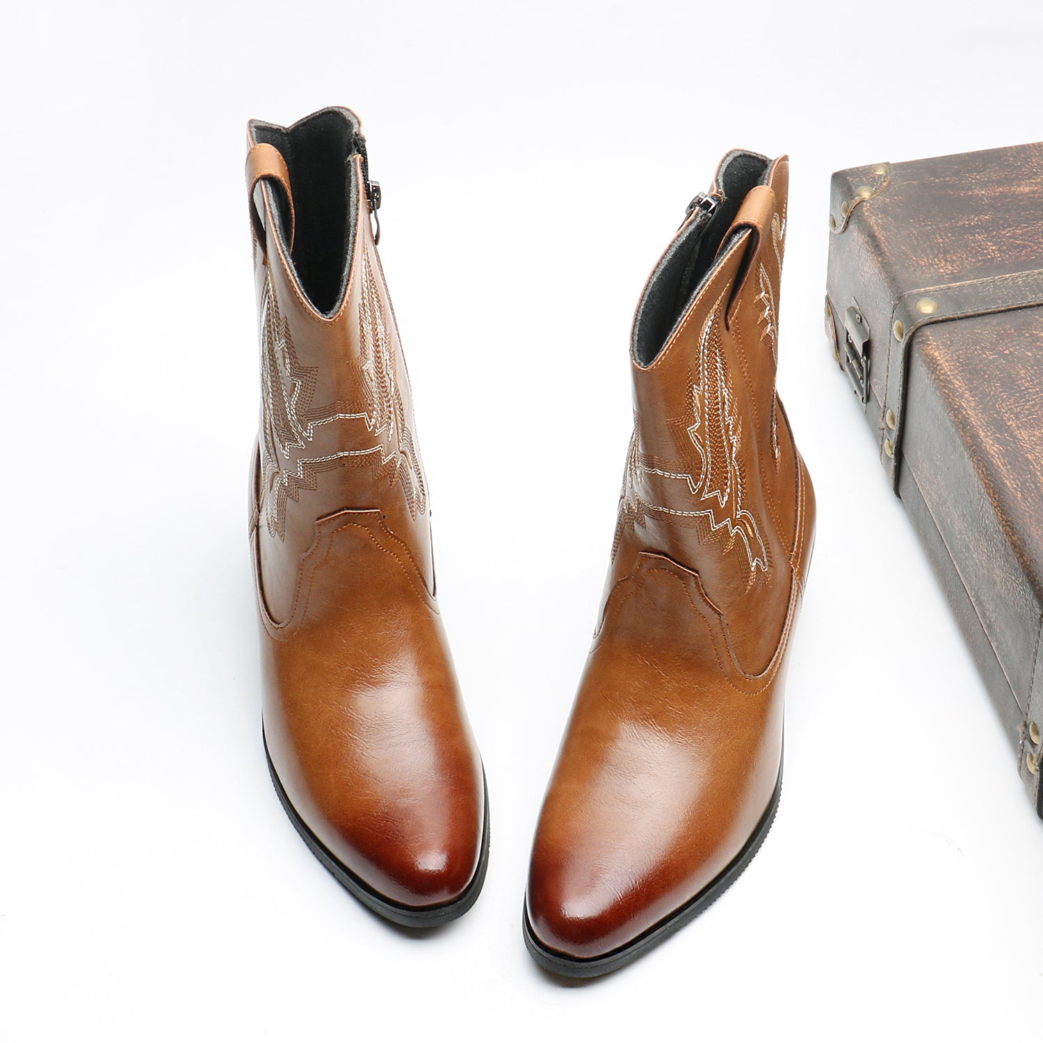 High Heel Cowboy Boots for Men