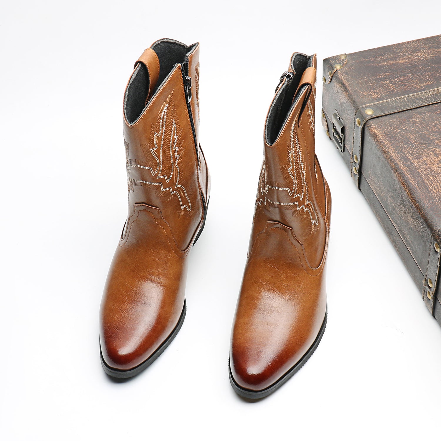 High Heel Cowboy Boots for Men